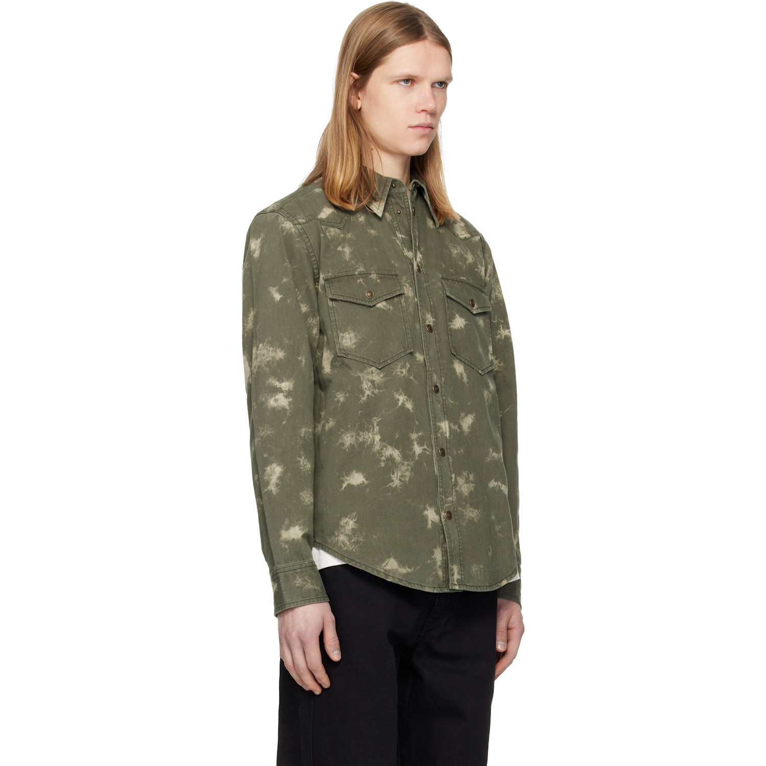  Isabel Marant Green Tasco Shirt 