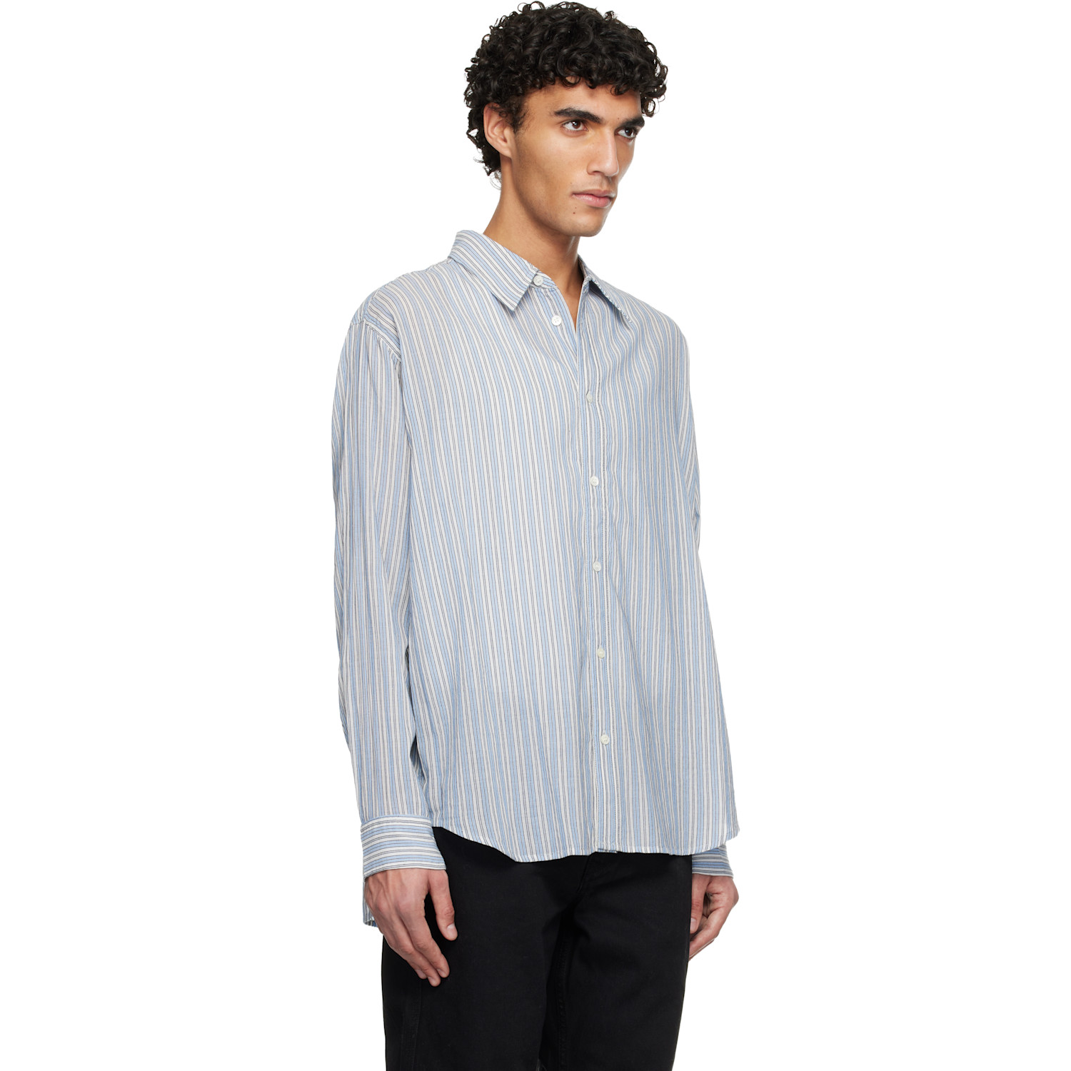  Isabel Marant Blue Cybilio Shirt 