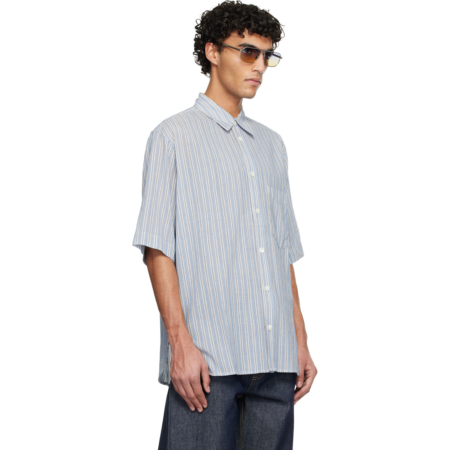  Isabel Marant Blue Labilio Shirt 