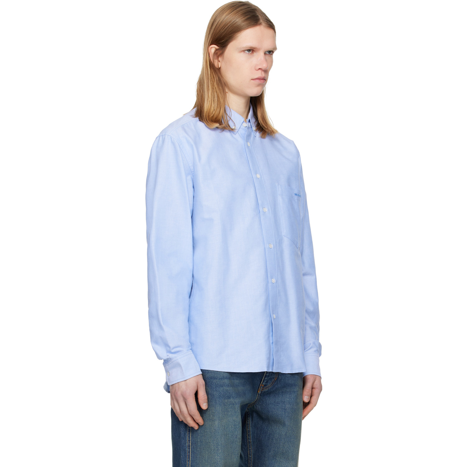  Isabel Marant Blue Jasolo Shirt 