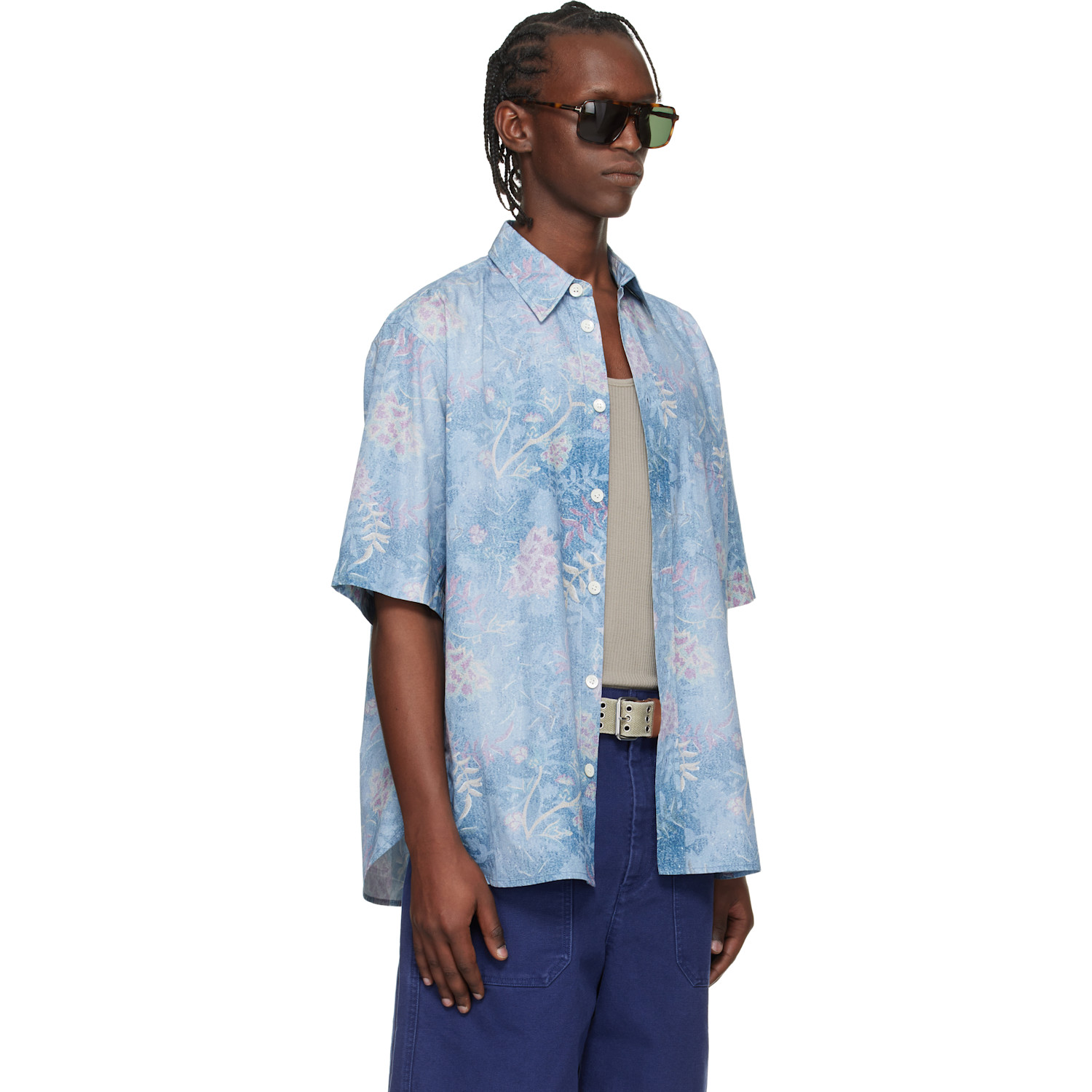  Isabel Marant Blue Labilio Shirt 