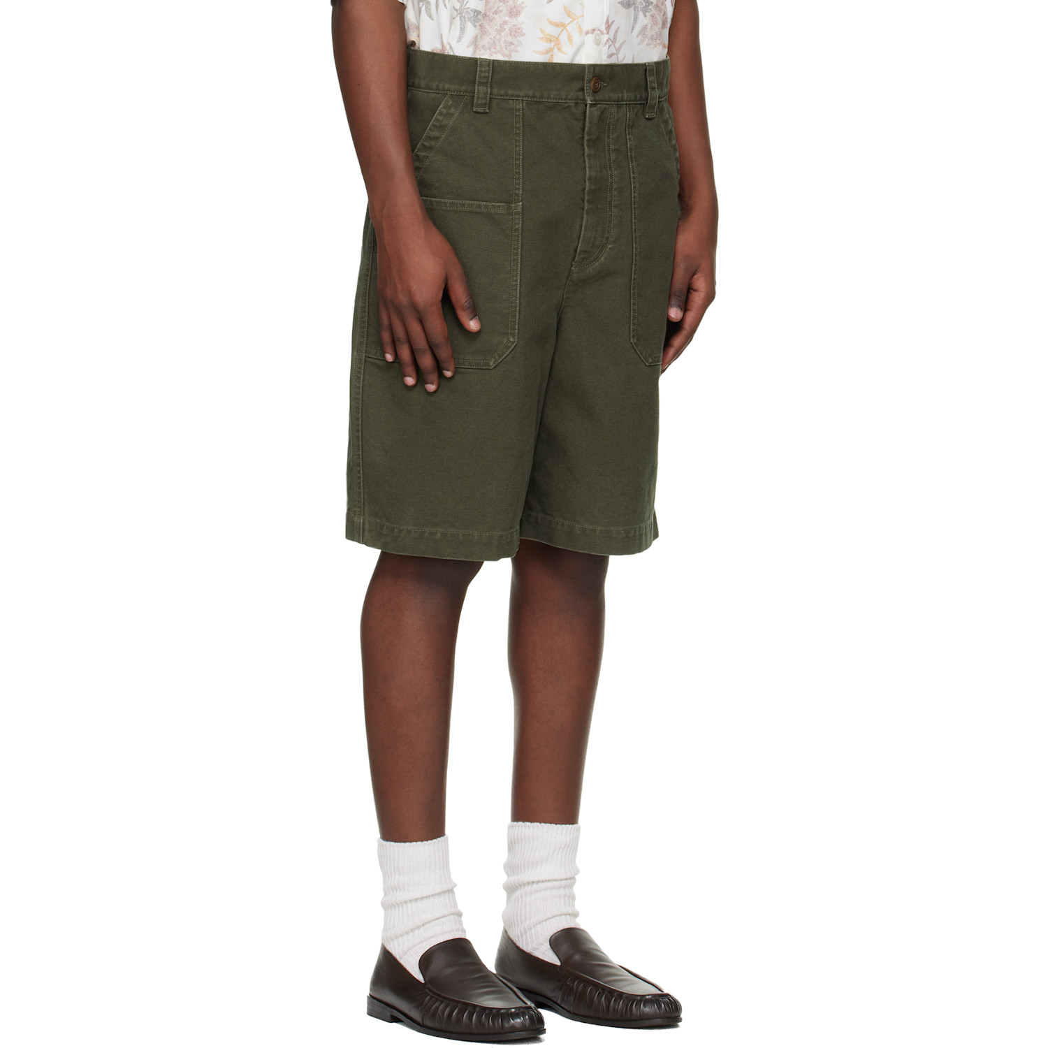  Isabel Marant Khaki Akyle Shorts 