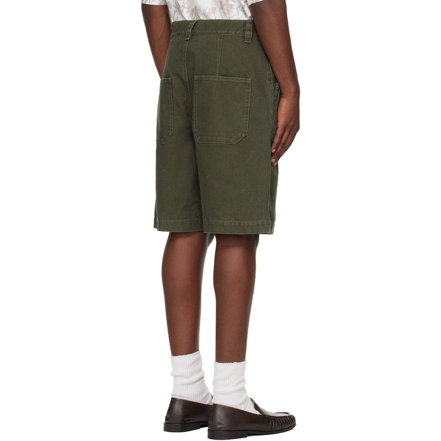  Isabel Marant Khaki Akyle Shorts 