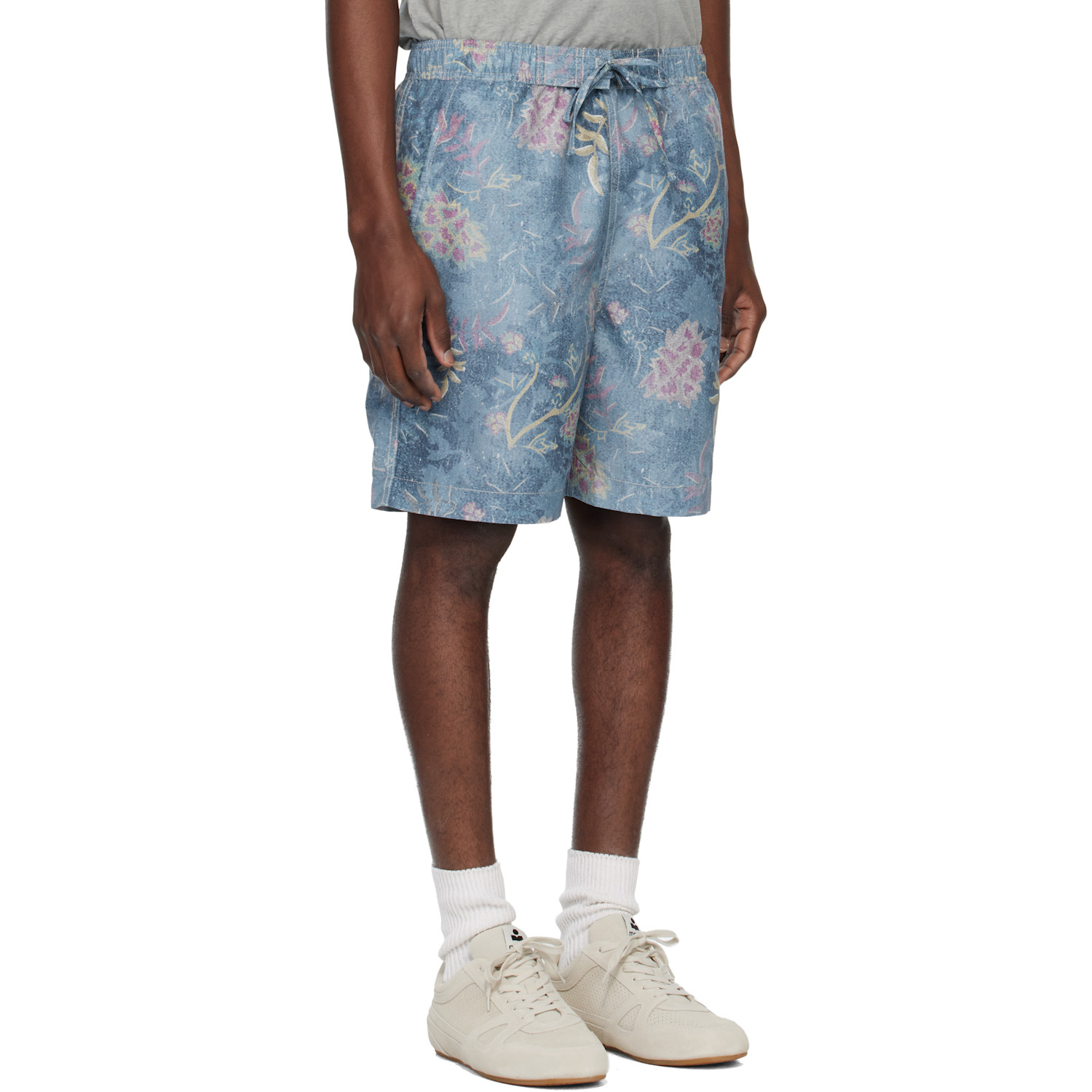  Isabel Marant Blue Hydra Swim Shorts 