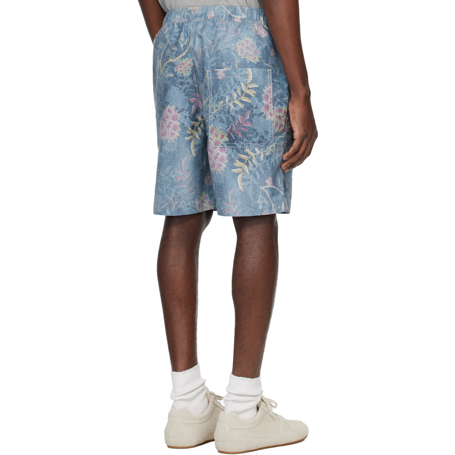  Isabel Marant Blue Hydra Swim Shorts 