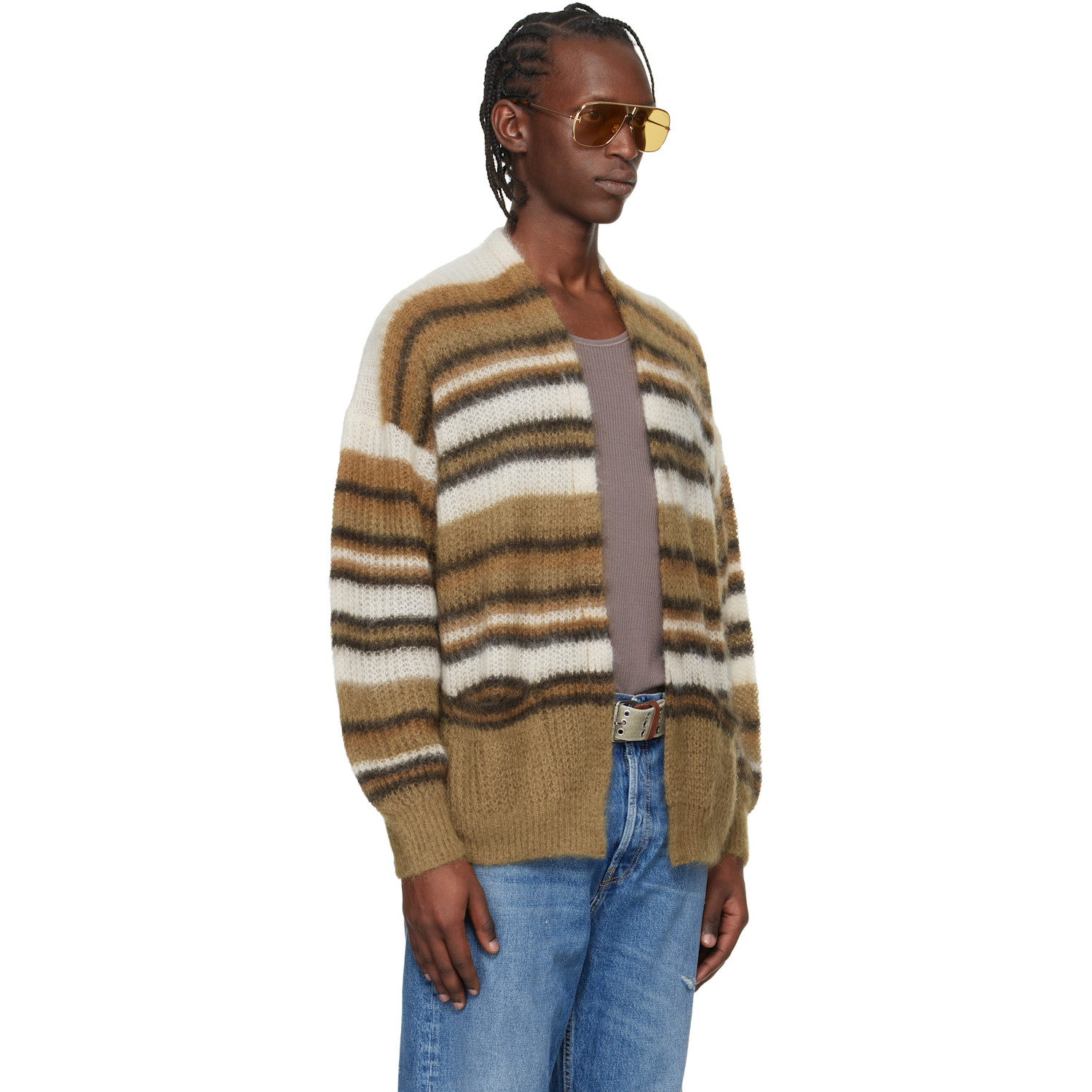  Isabel Marant Brown & Off-white Danah Cardigan 