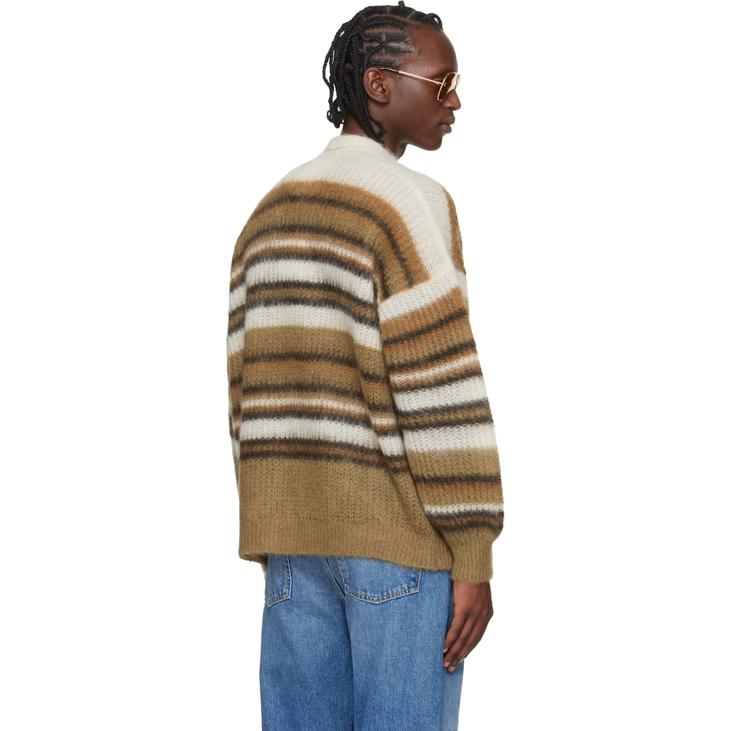  Isabel Marant Brown & Off-white Danah Cardigan 