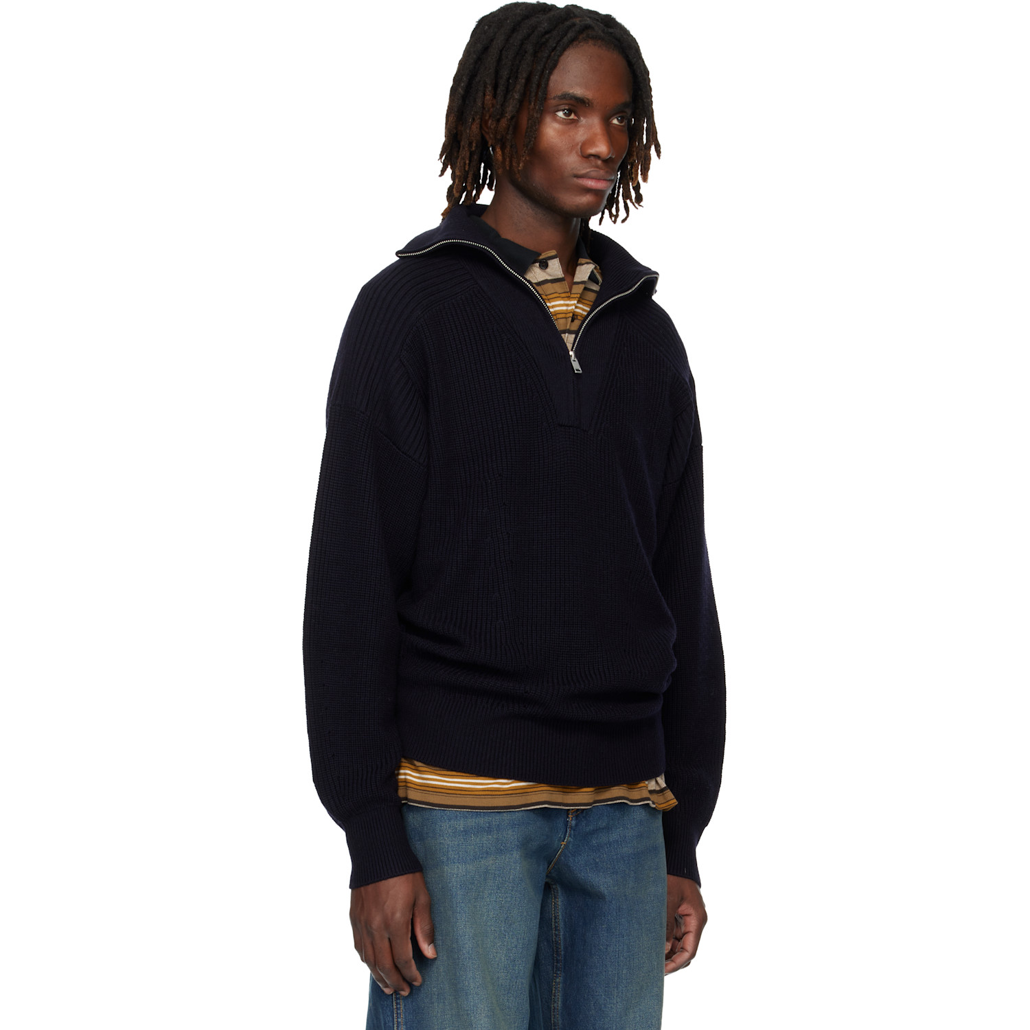  Isabel Marant Navy Benny Sweater 