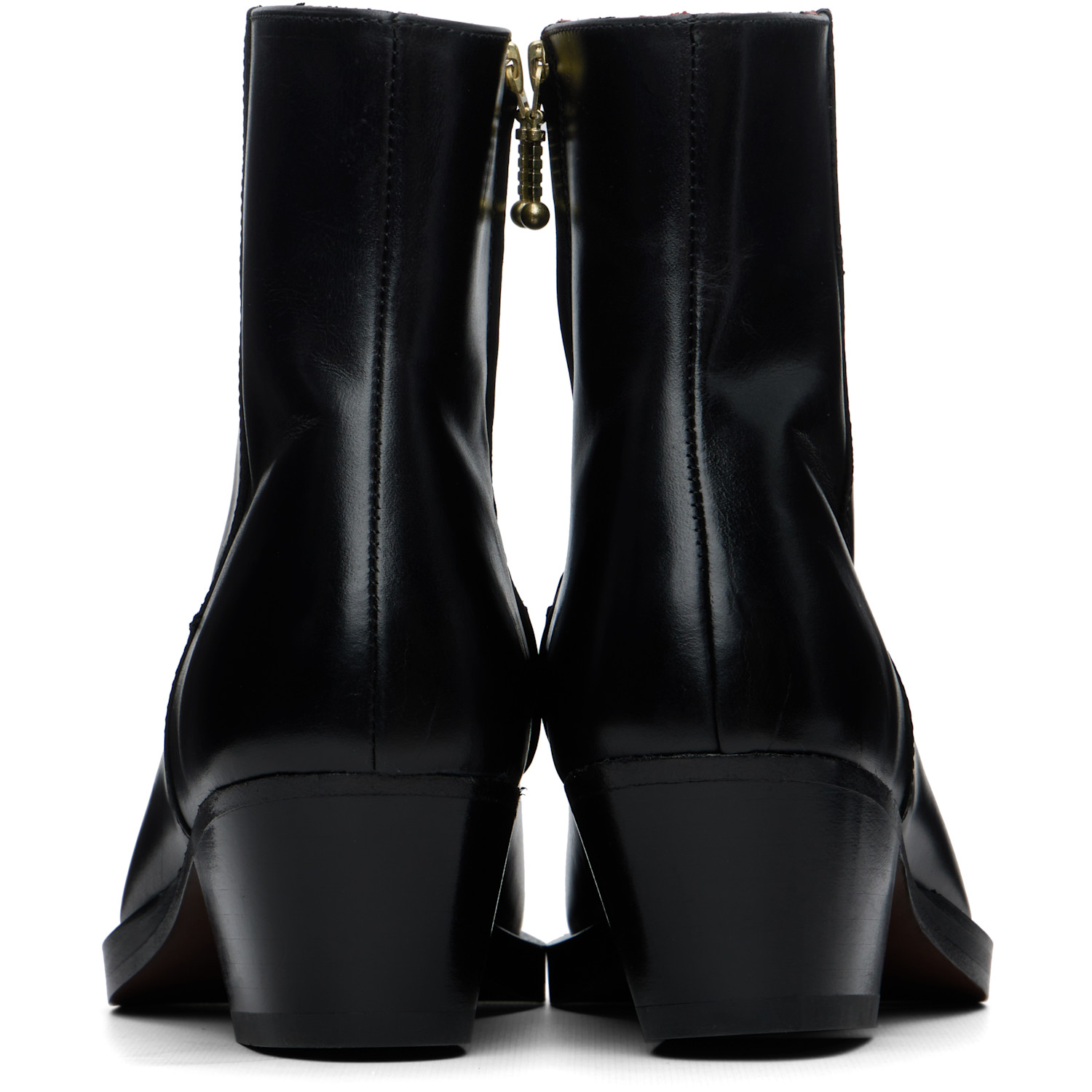  Ernest W. Baker Black Western Boots 