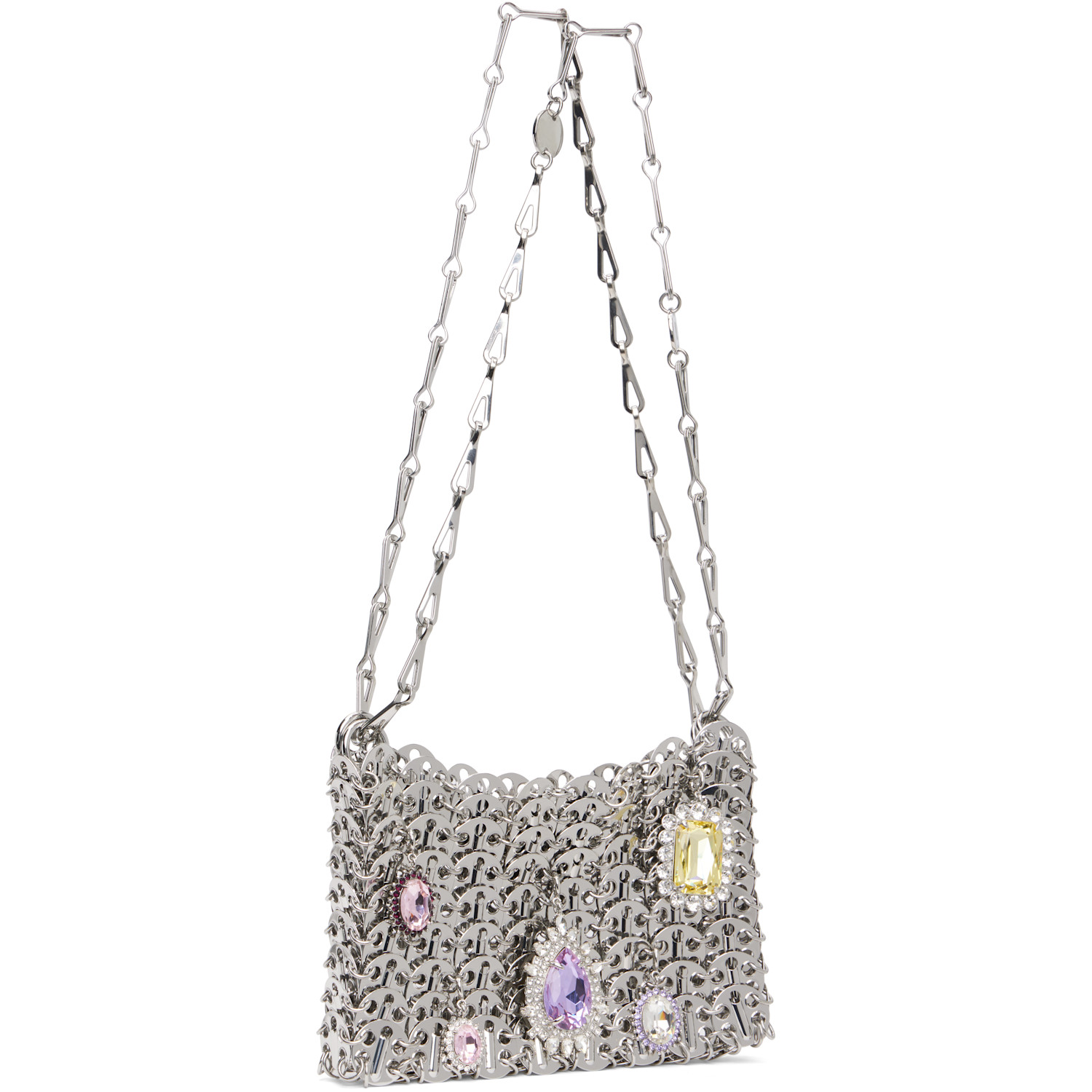  Rabanne Silver 1969 Nano Bag 
