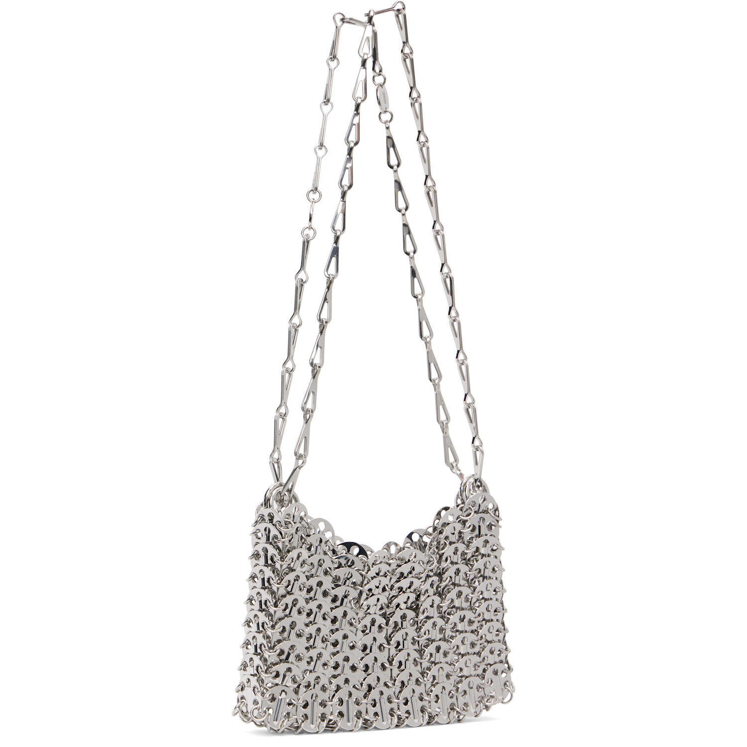 Rabanne Silver 1969 Nano Bag 