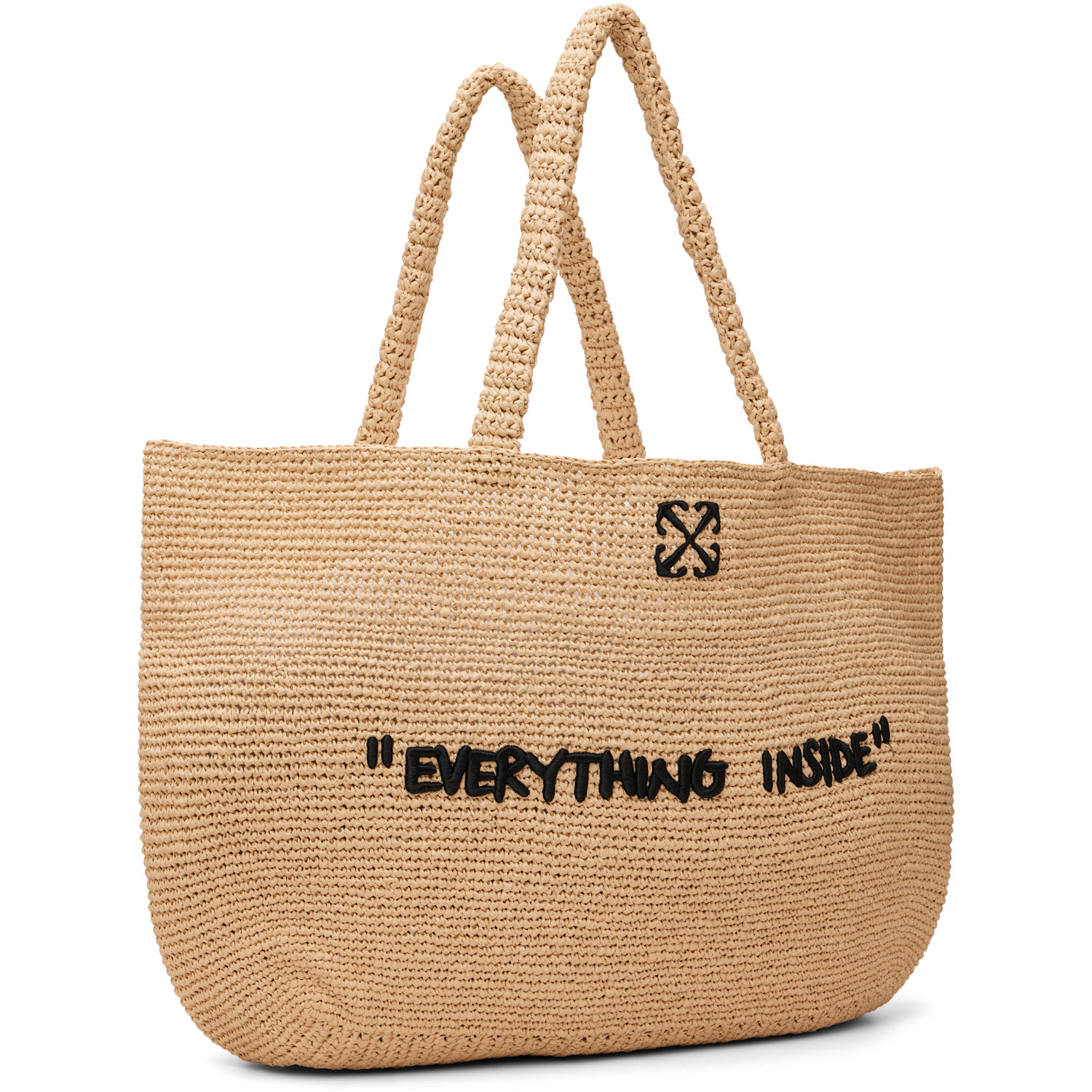  Off-white Beige Jitney Quote Tote 