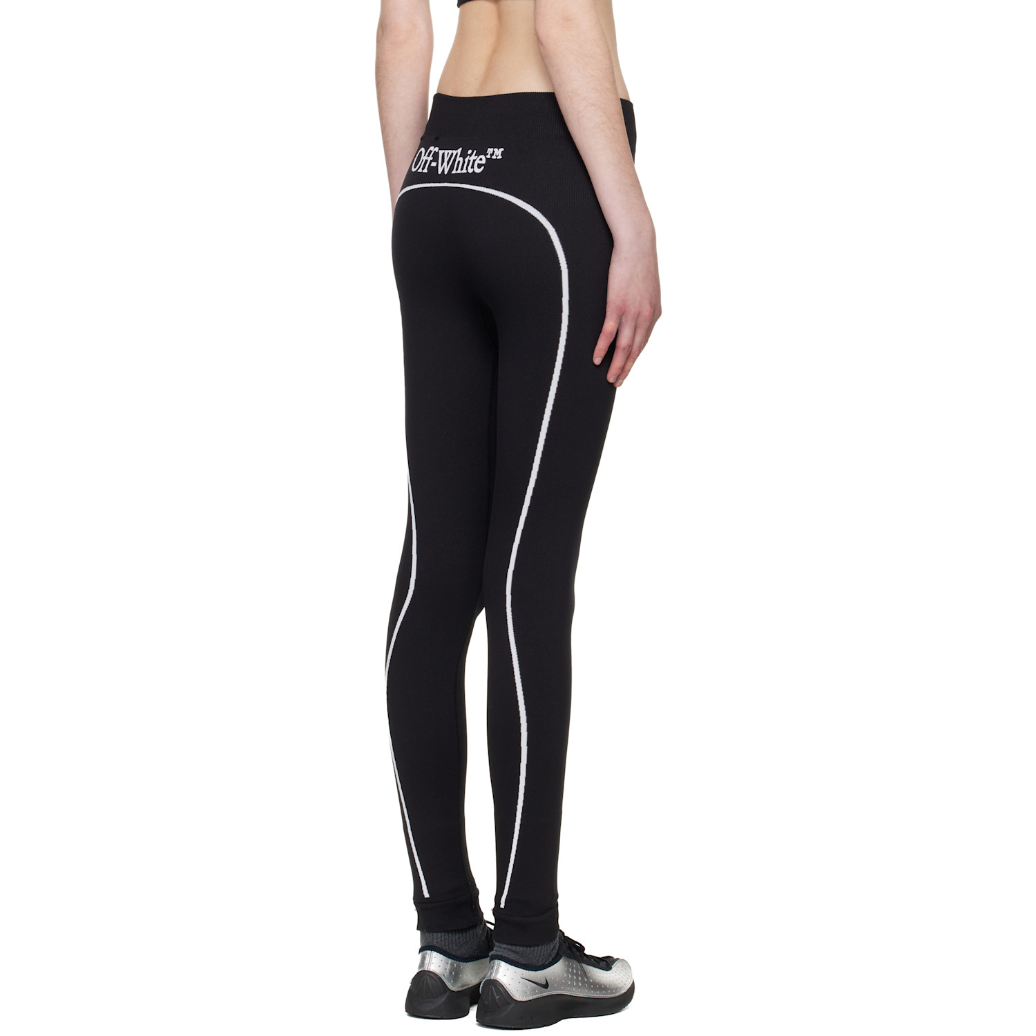  Off-white Black 'off' Stamp Seamless Leggings 