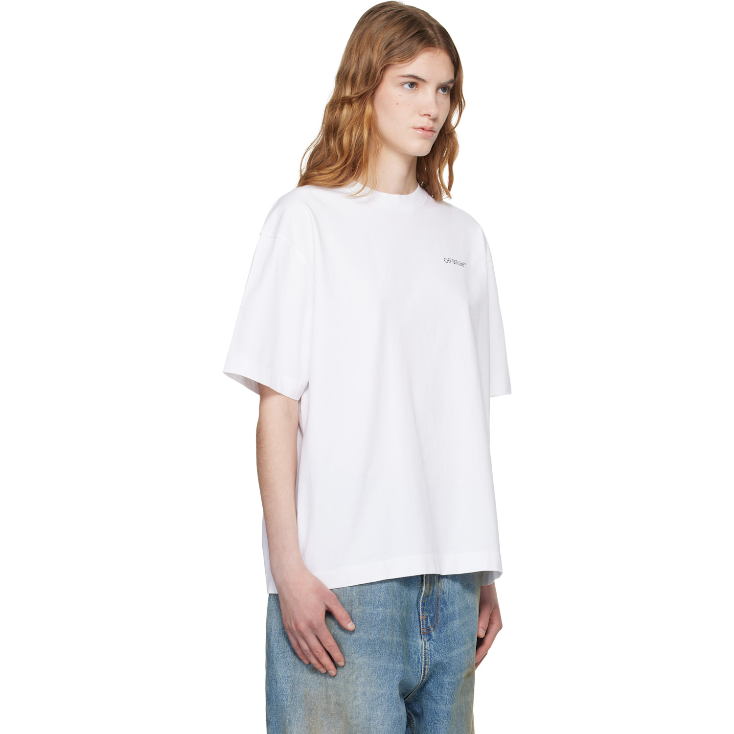  Off-white White Half Arrow Skate T-shirt 