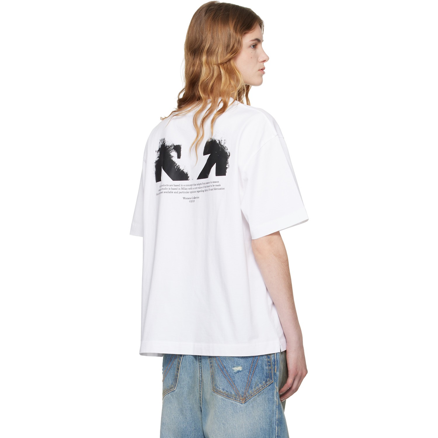  Off-white White Half Arrow Skate T-shirt 