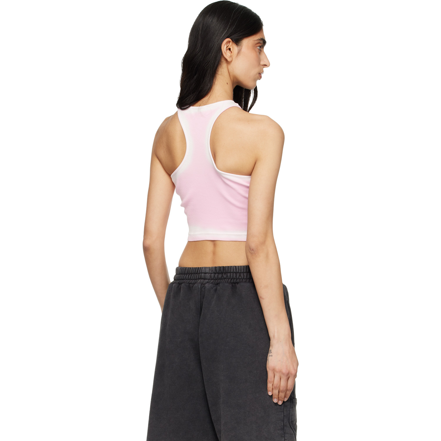  Off-white Pink Spray Off Stamp Tank Top 
