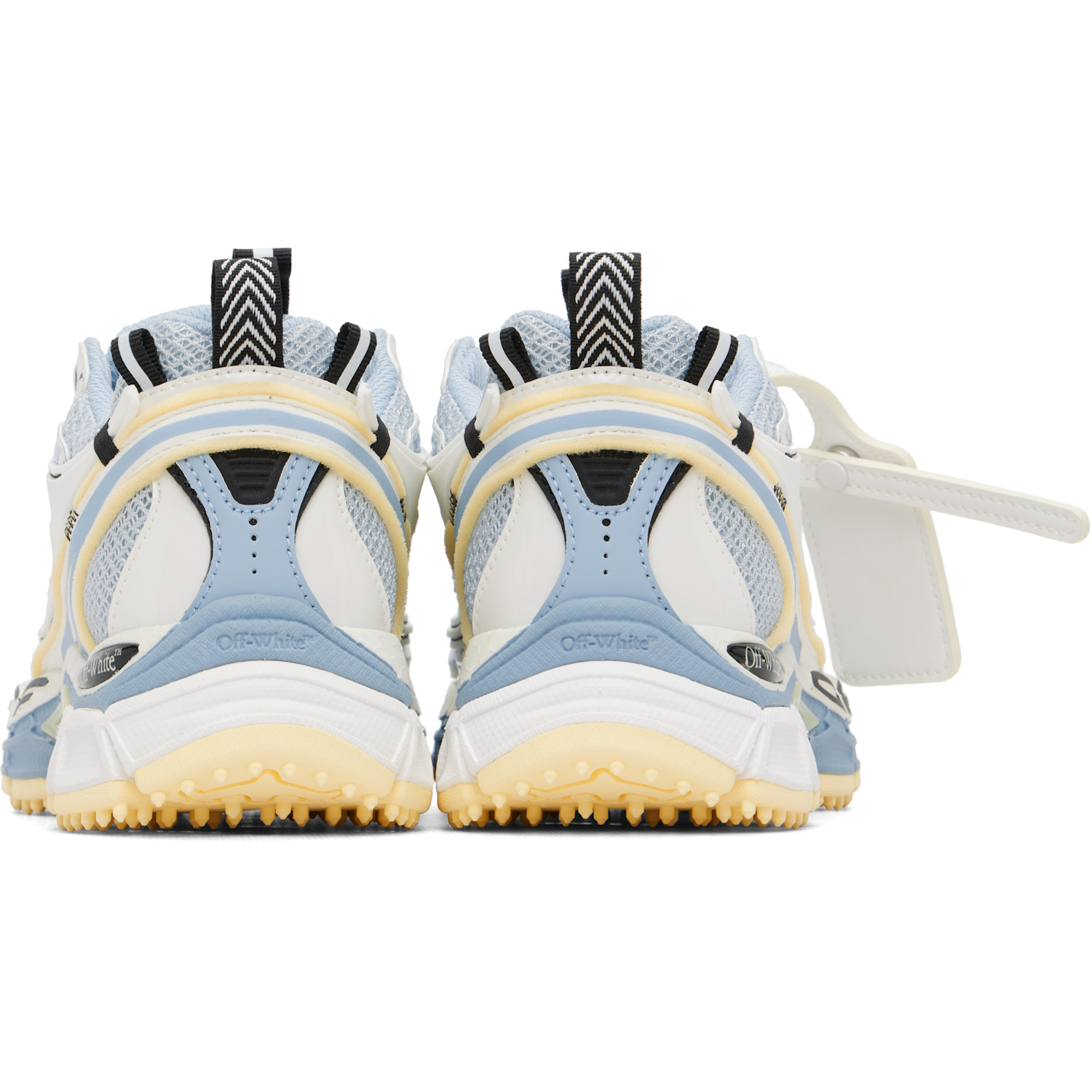  Off-white Blue & White 'be Right Back' Sneakers 