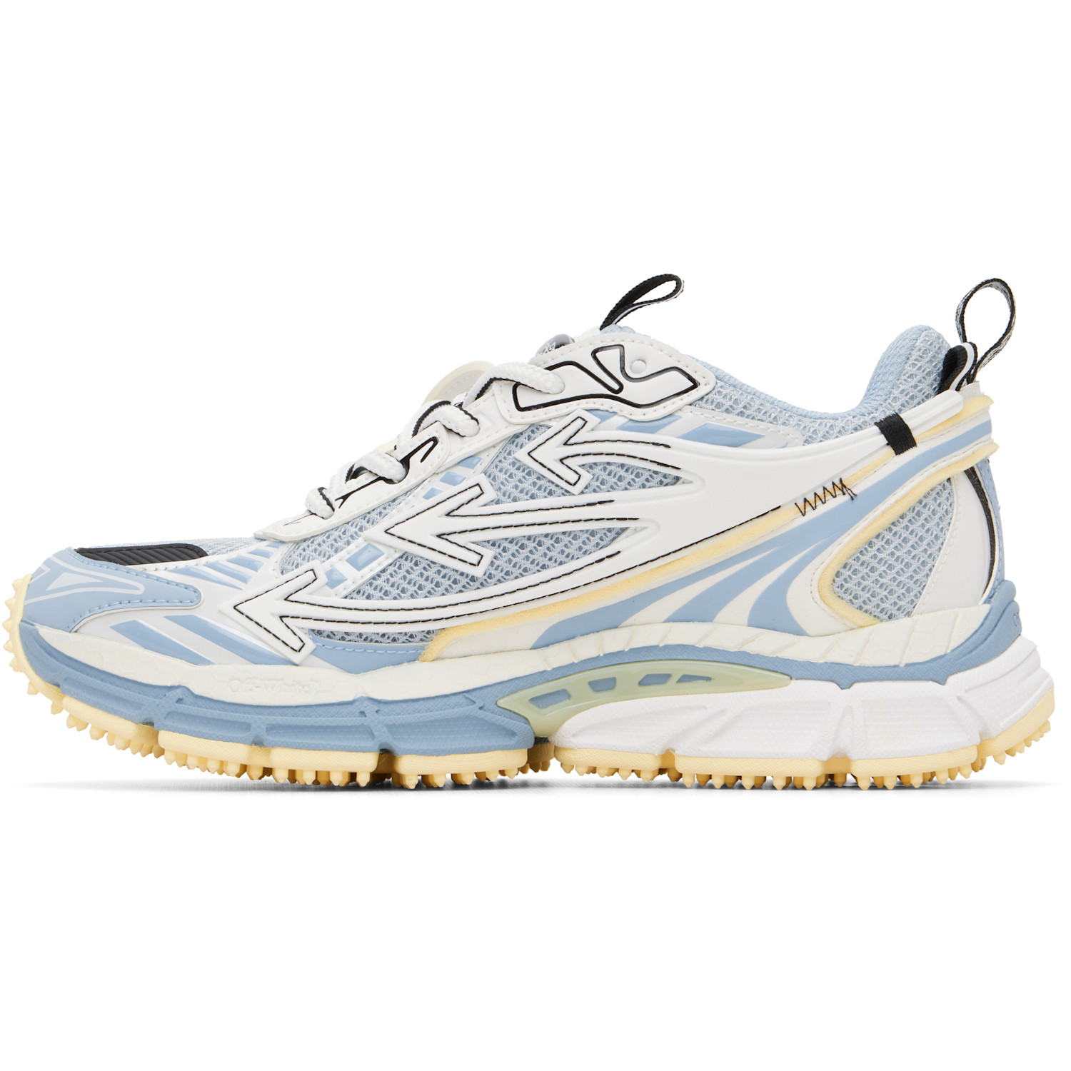  Off-white Blue & White 'be Right Back' Sneakers 