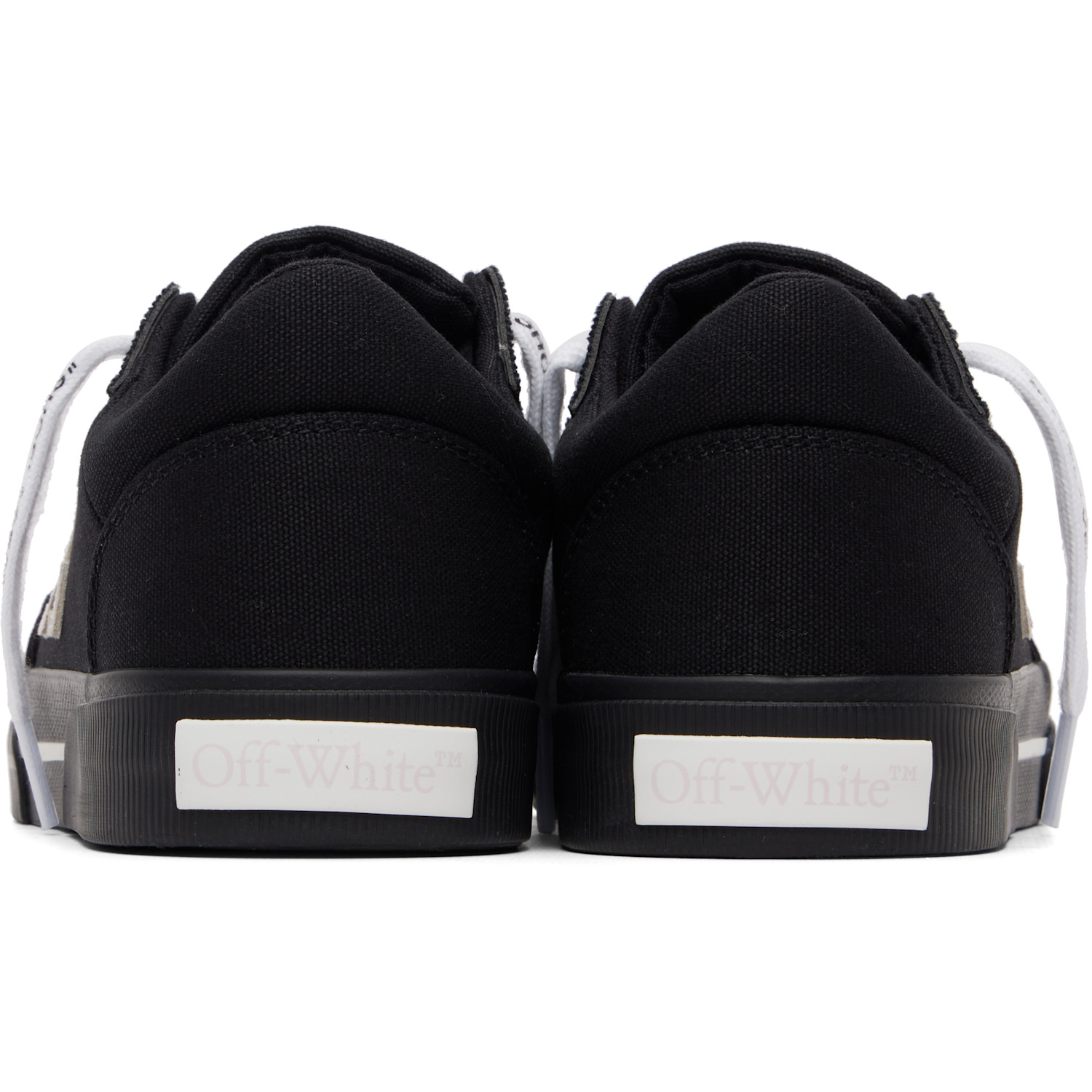  Off-white Black Low Vulcanized Sneakers 