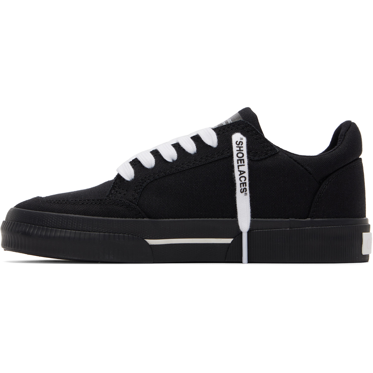  Off-white Black Low Vulcanized Sneakers 