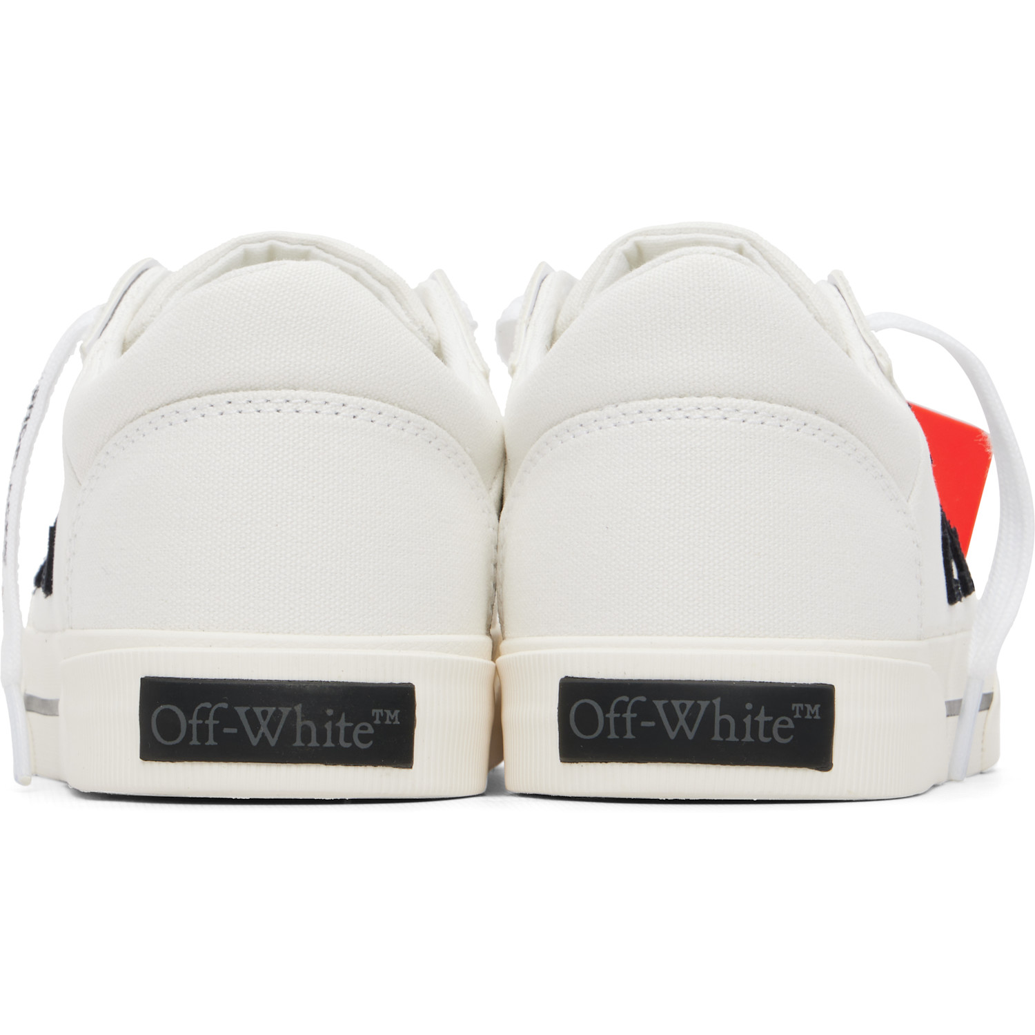  Off-white White Vulcanized Low Canvas Sneakers 