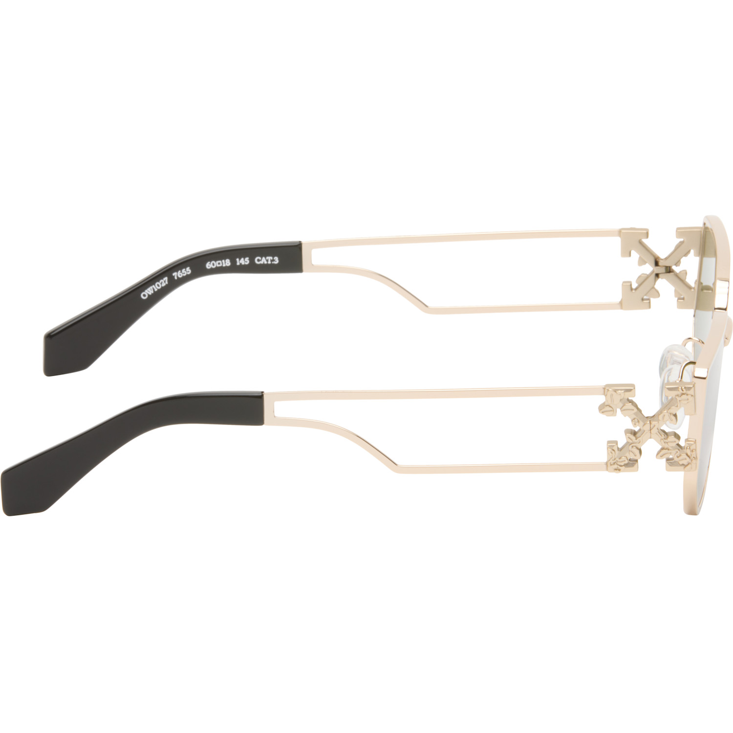  Off-white Gold Allen Sunglasses 