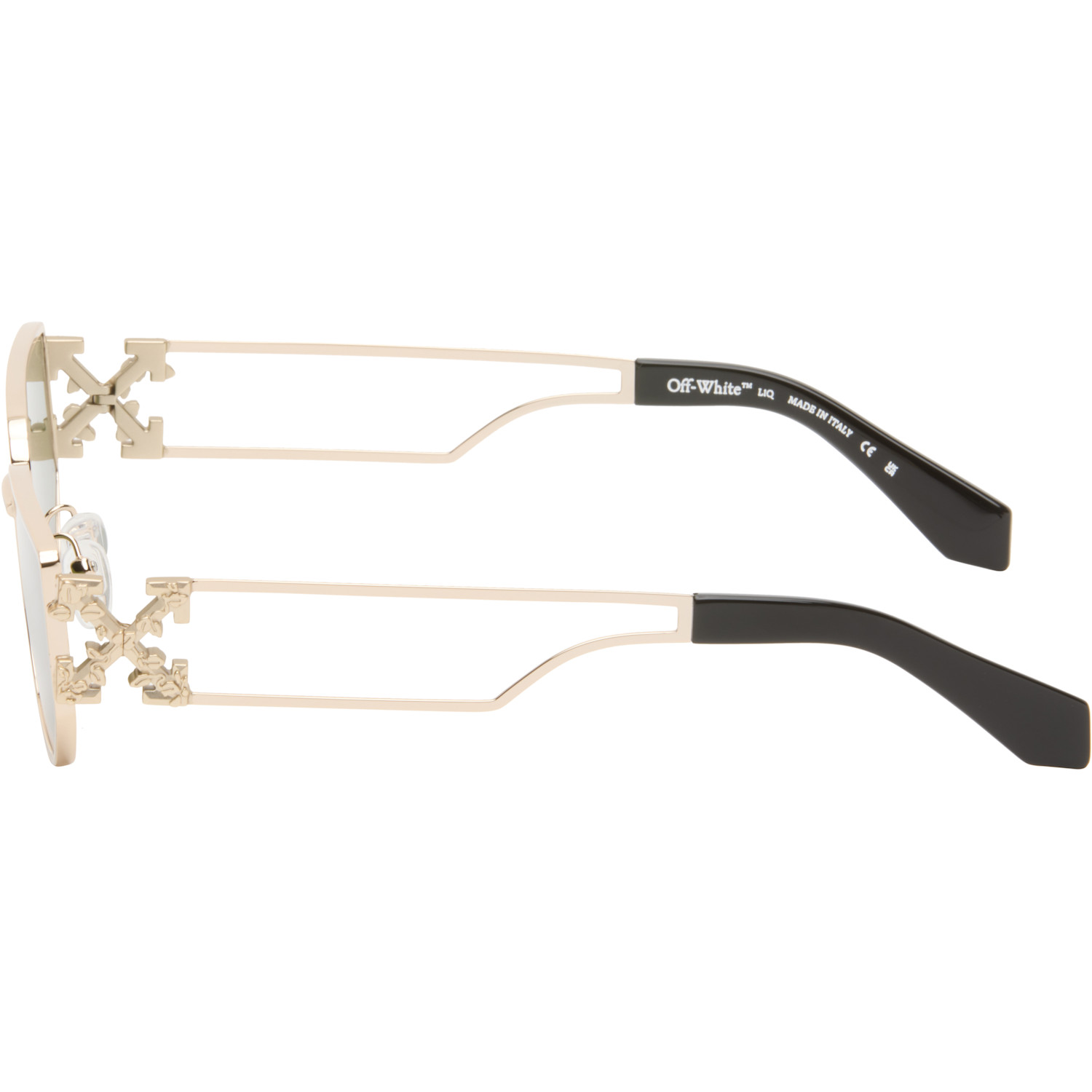  Off-white Gold Allen Sunglasses 