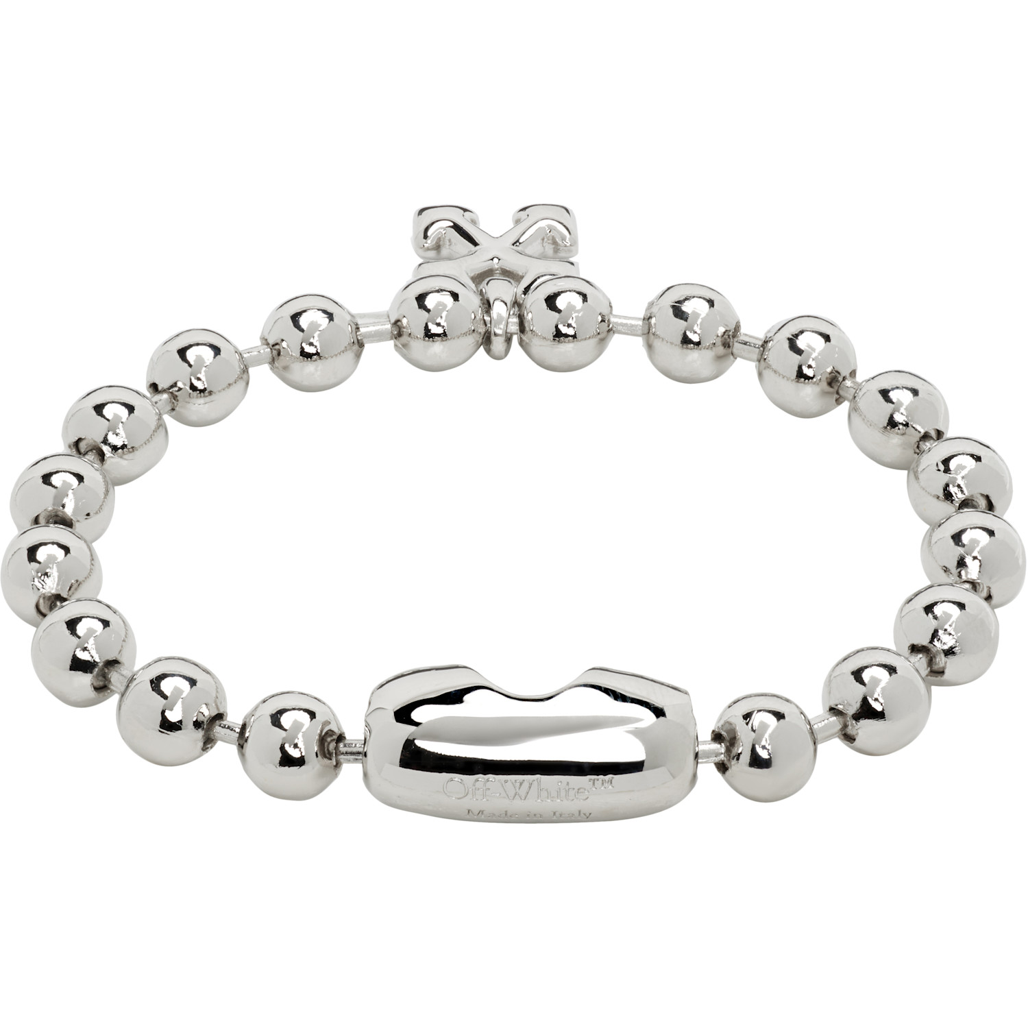  Off-white Arrow Ball Chain Bracelet 