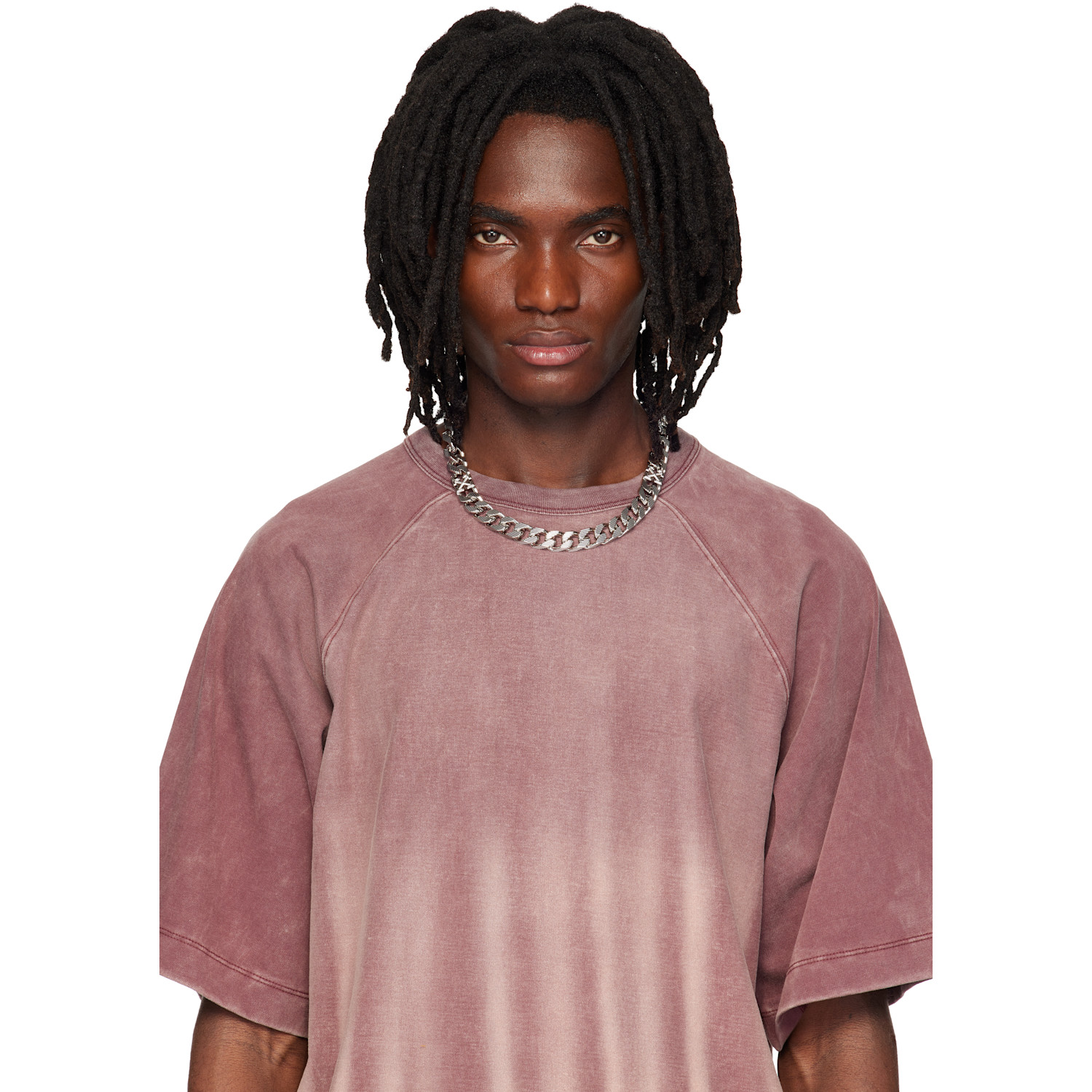  Off-white Arrow Chain Textured Necklace 