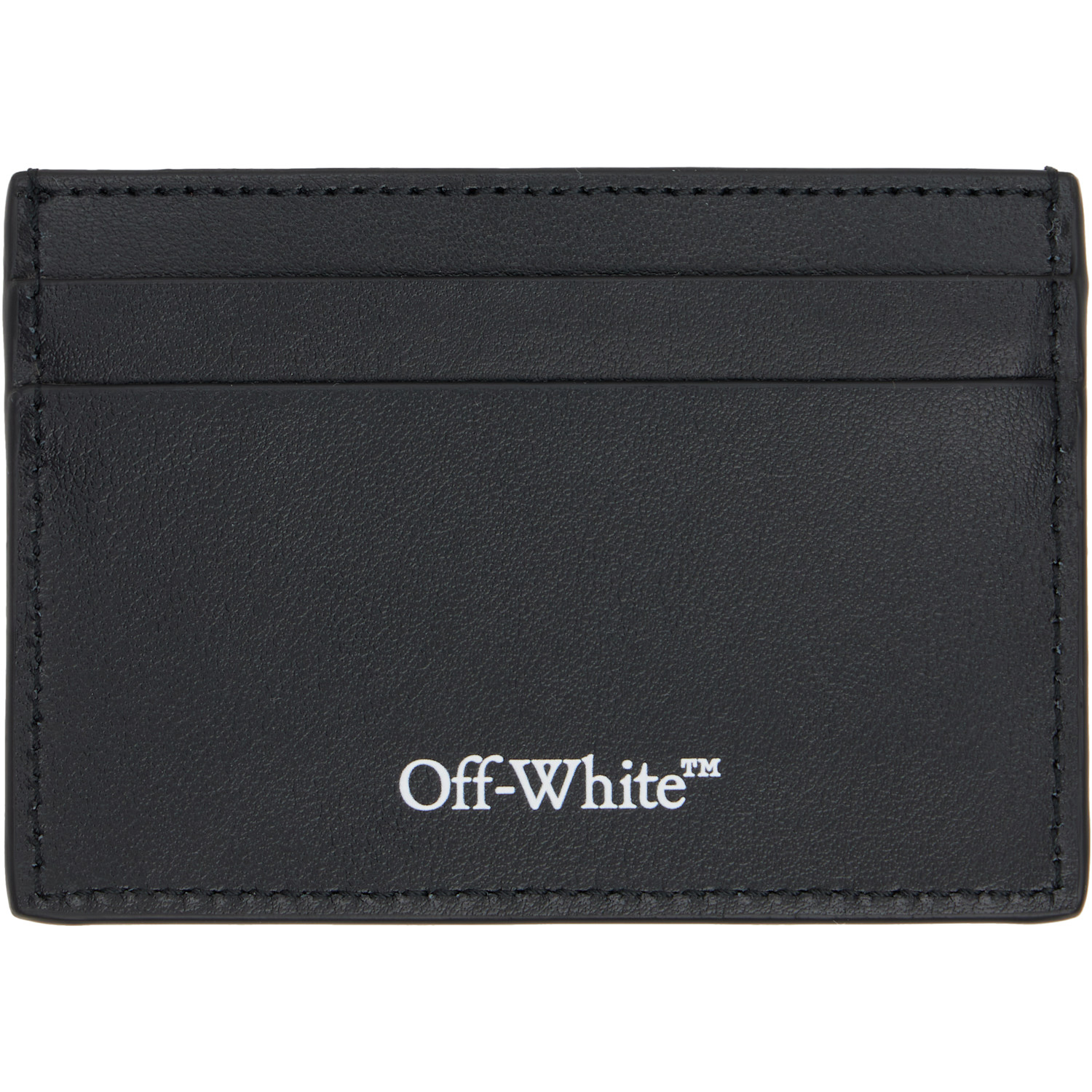  Off-white Black Logo Card Holder 