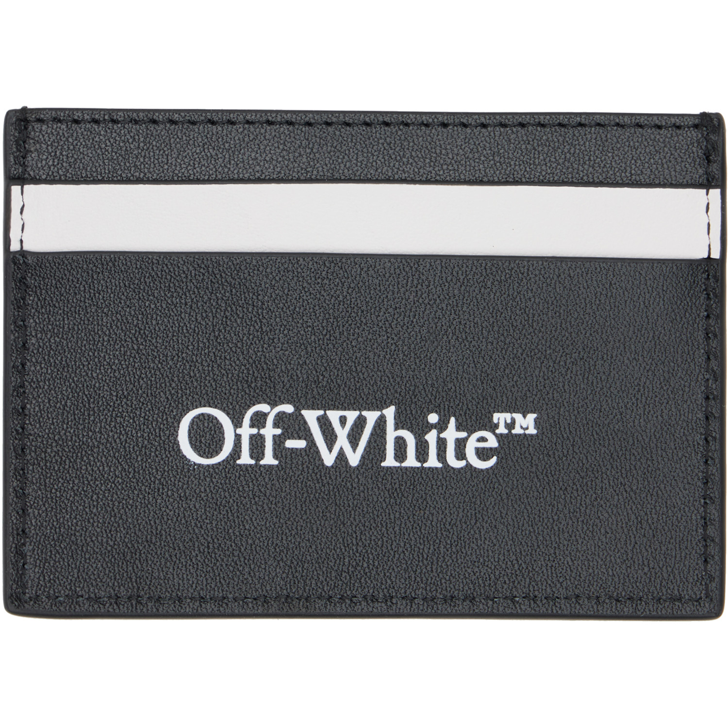  Off-white Black 'ooo Sneaker' Card Holder 