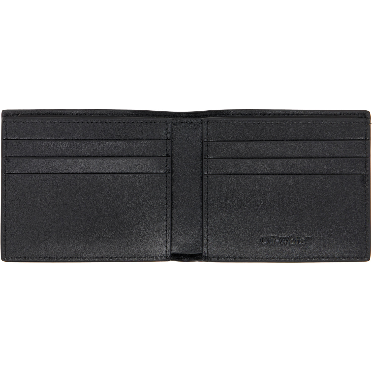  Off-white Black Bookish Bifold Wallet 