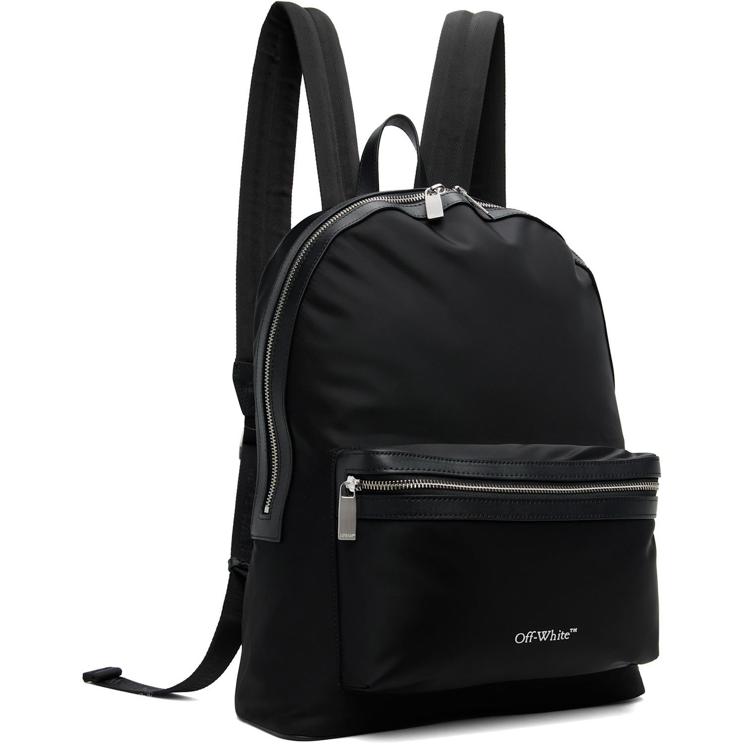  Off-white Black Core Round Backpack 