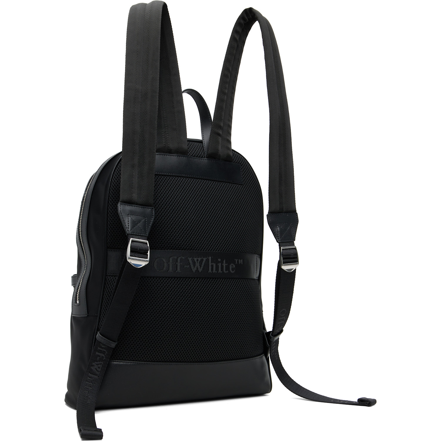  Off-white Black Core Round Backpack 