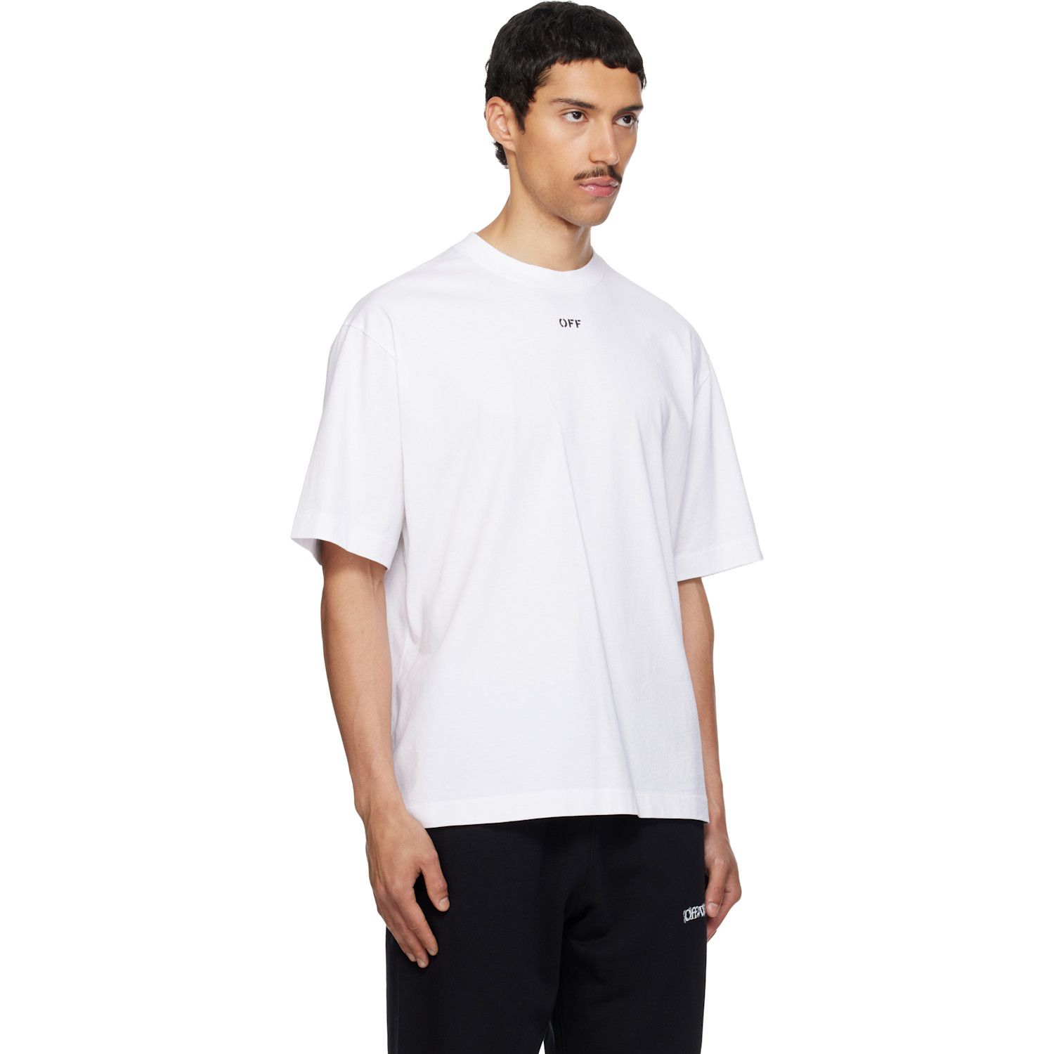  Off-white White Chain Araldic Arrow T-shirt 