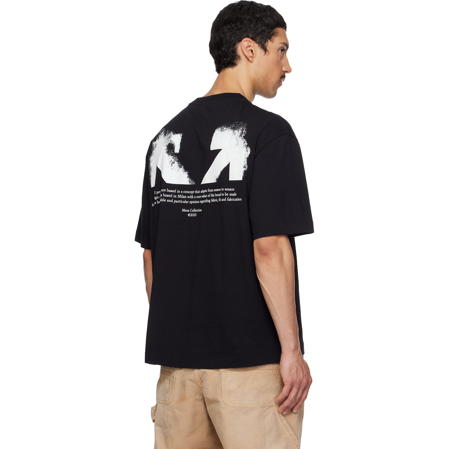  Off-white Black Half Arrow Skate T-shirt 