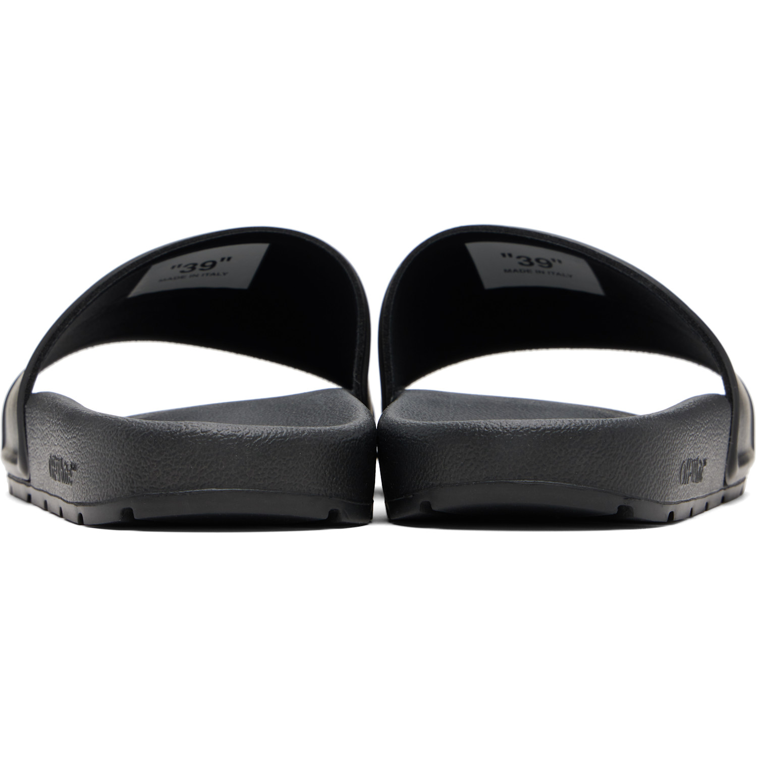  Off-white Black Bookish Slides 