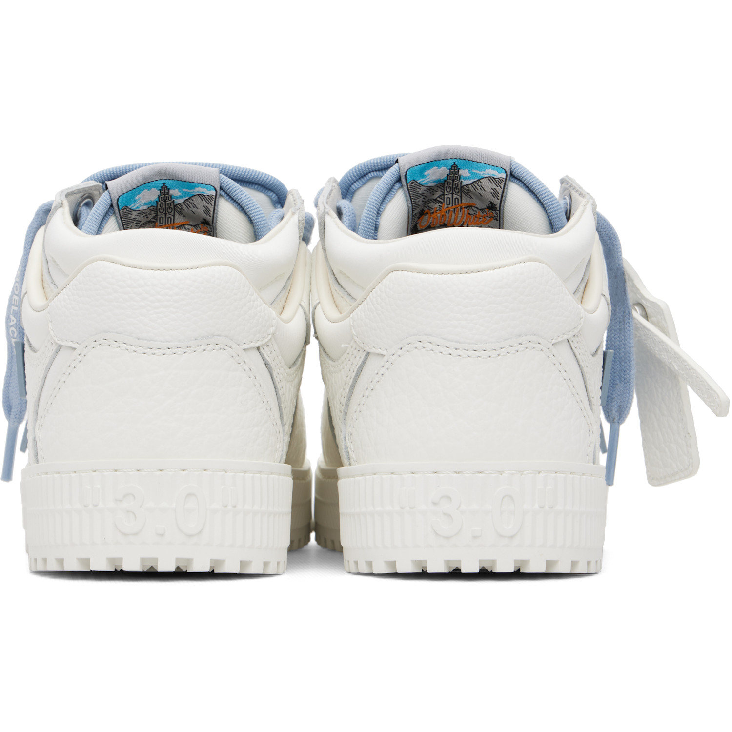  Off-white White & Blue 3.0 Floating Arrow Sneakers 