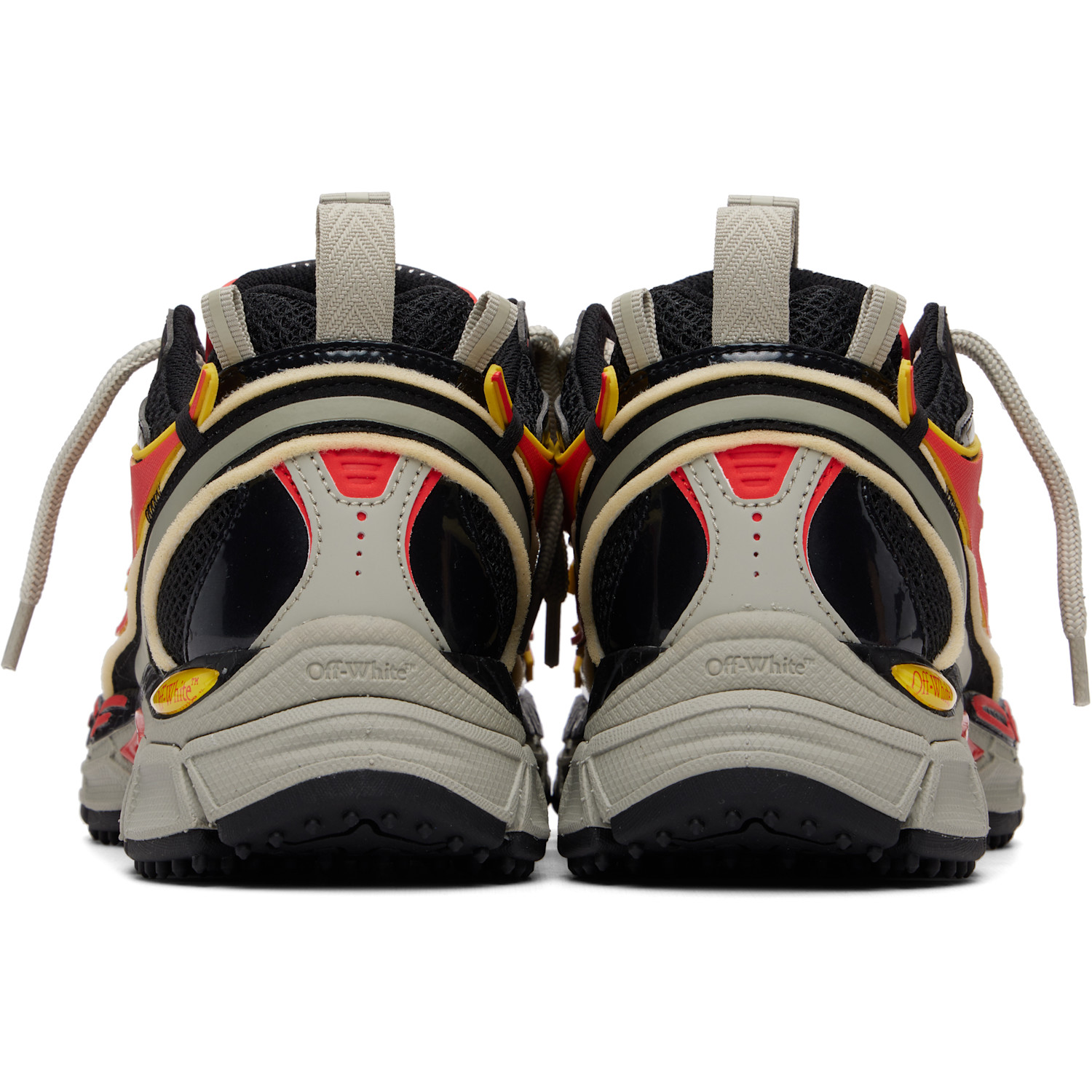  Off-white Black 'be Right Back' Mesh Sneakers 