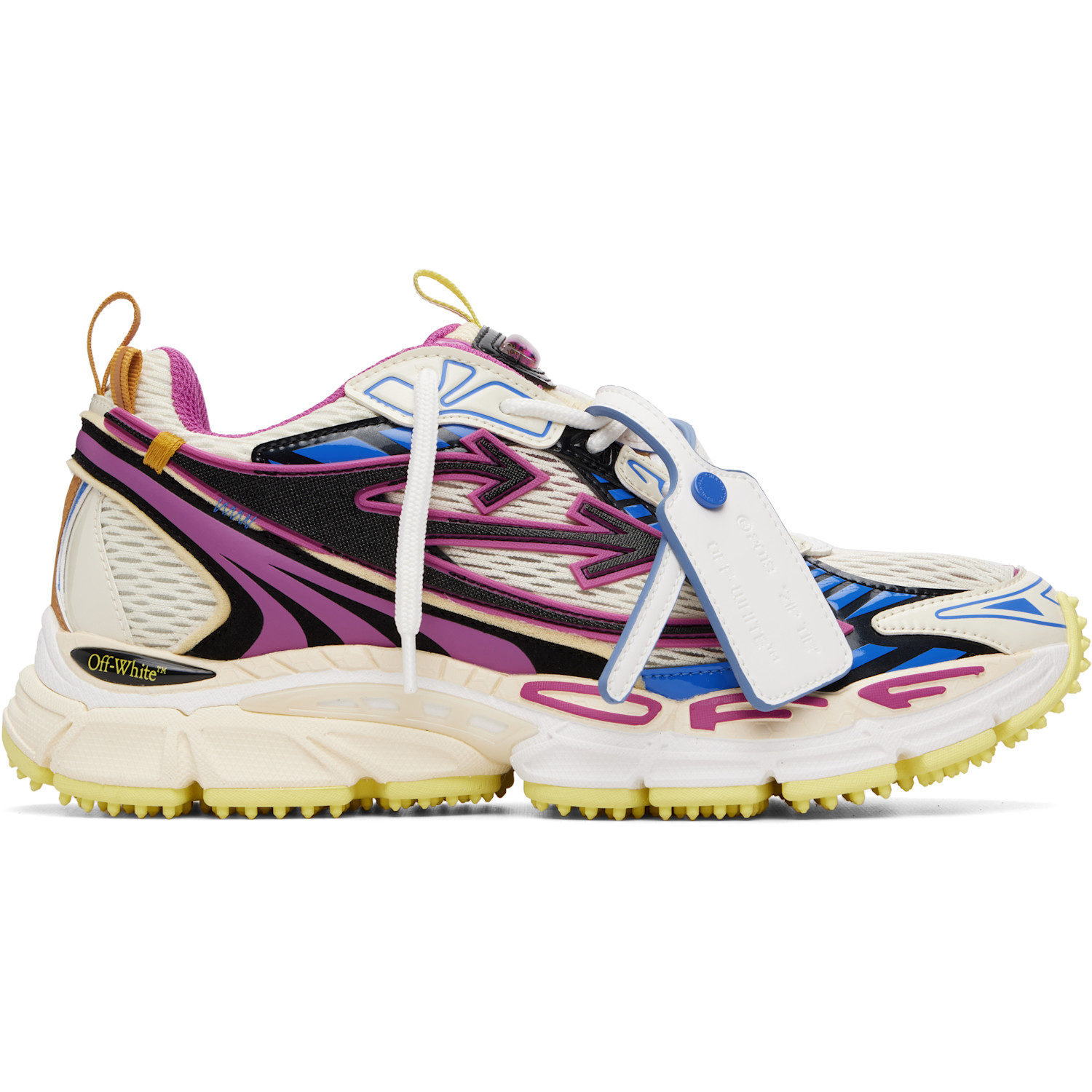 Off-White Off-White & Pink 'Be Right Back' Sneakers