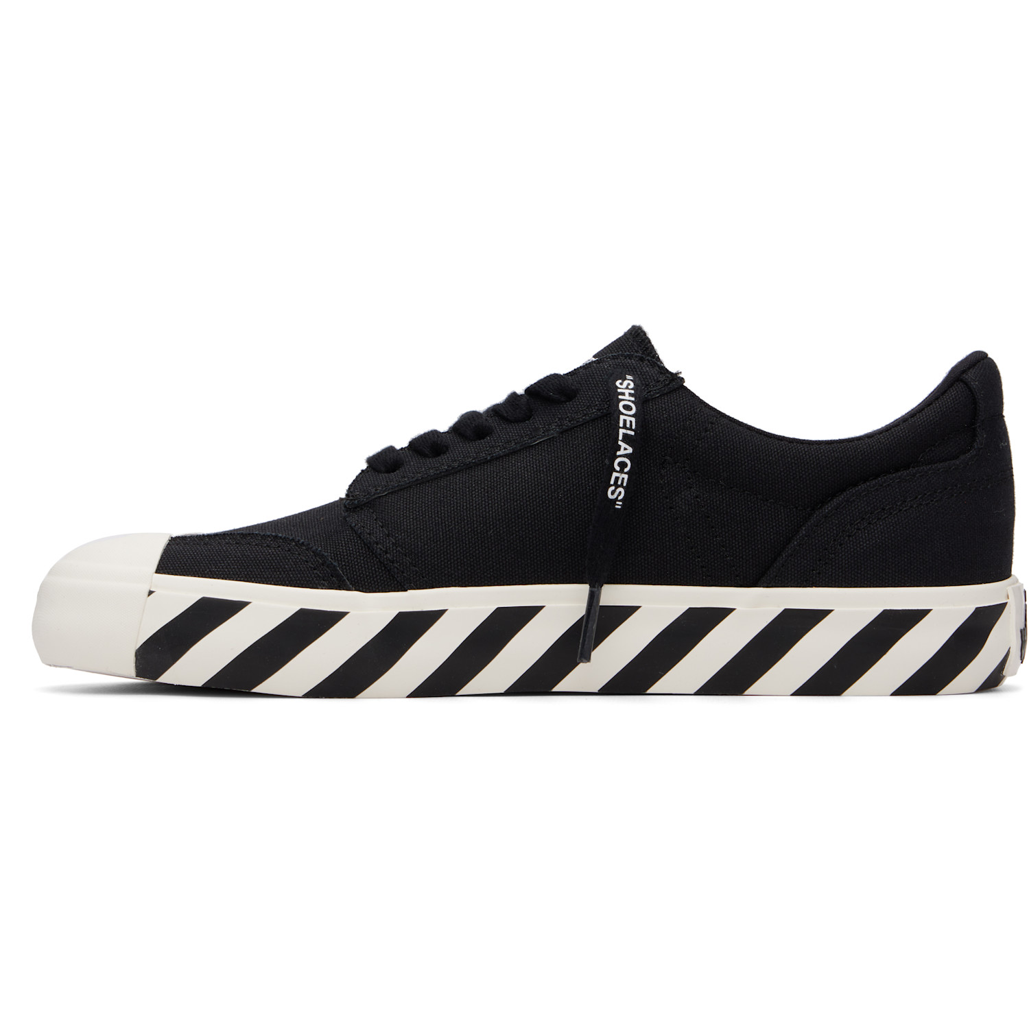  Off-white Black Vulcanized Undercut Sneakers 