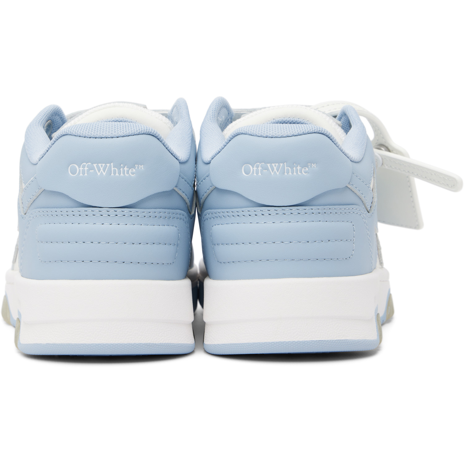  Off-white Kids Blue & White Out Of Office Straps Sneakers 