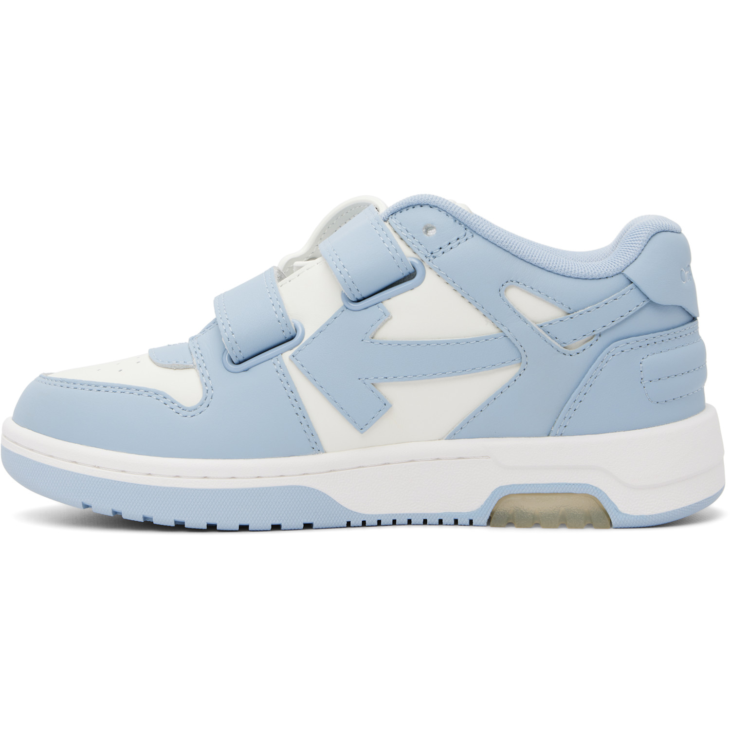  Off-white Kids Blue & White Out Of Office Straps Sneakers 