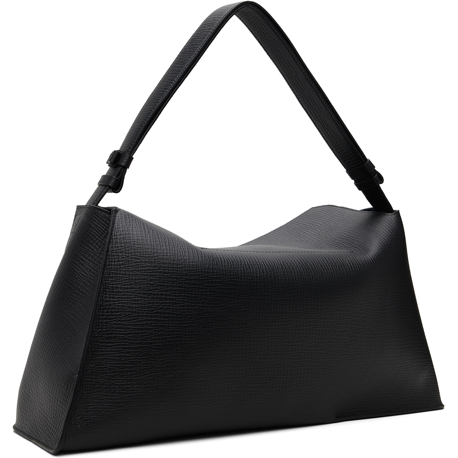  Studio Nicholson Black Shiboru Leather Bag 