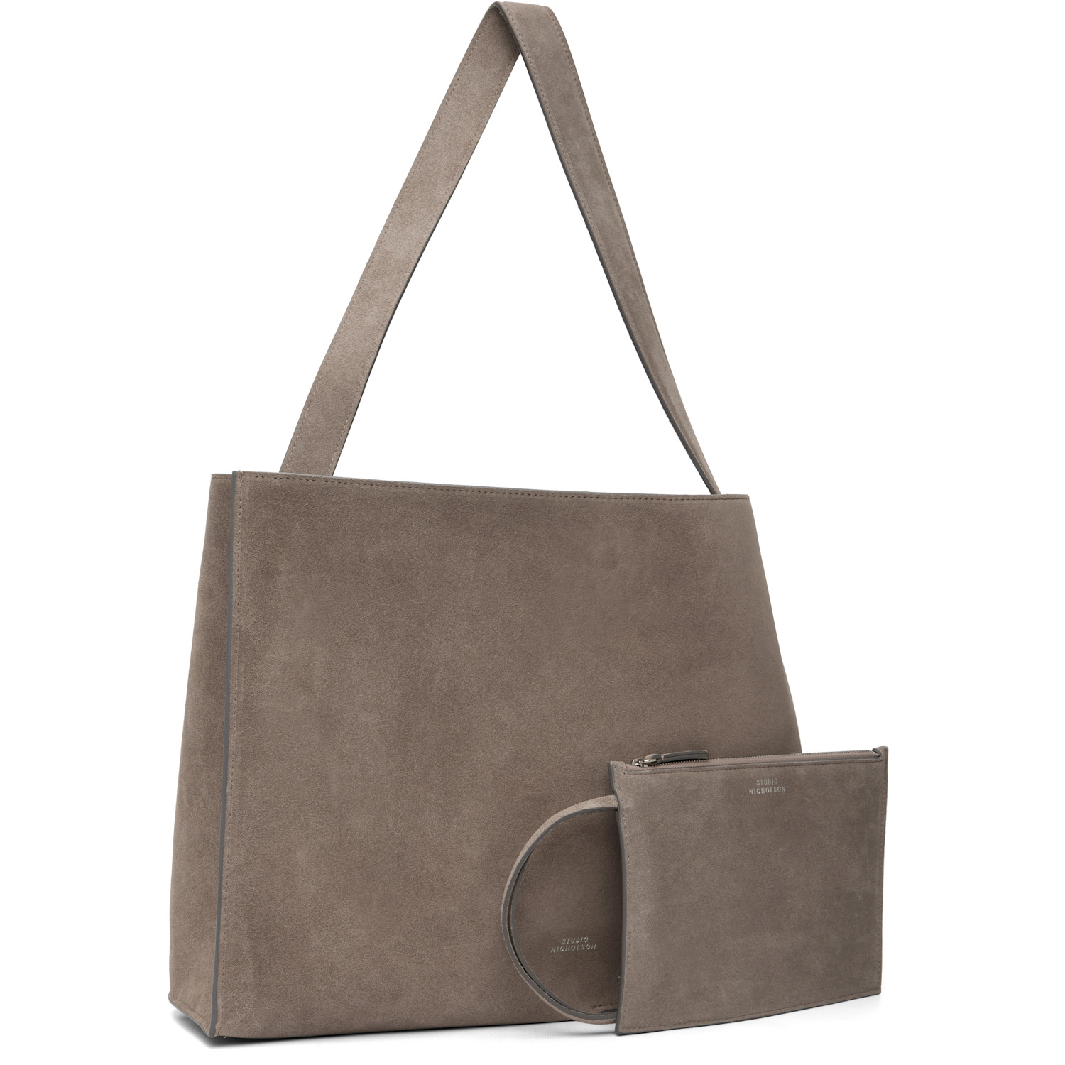  Studio Nicholson Beige Doublet Suede Carryall Tote 