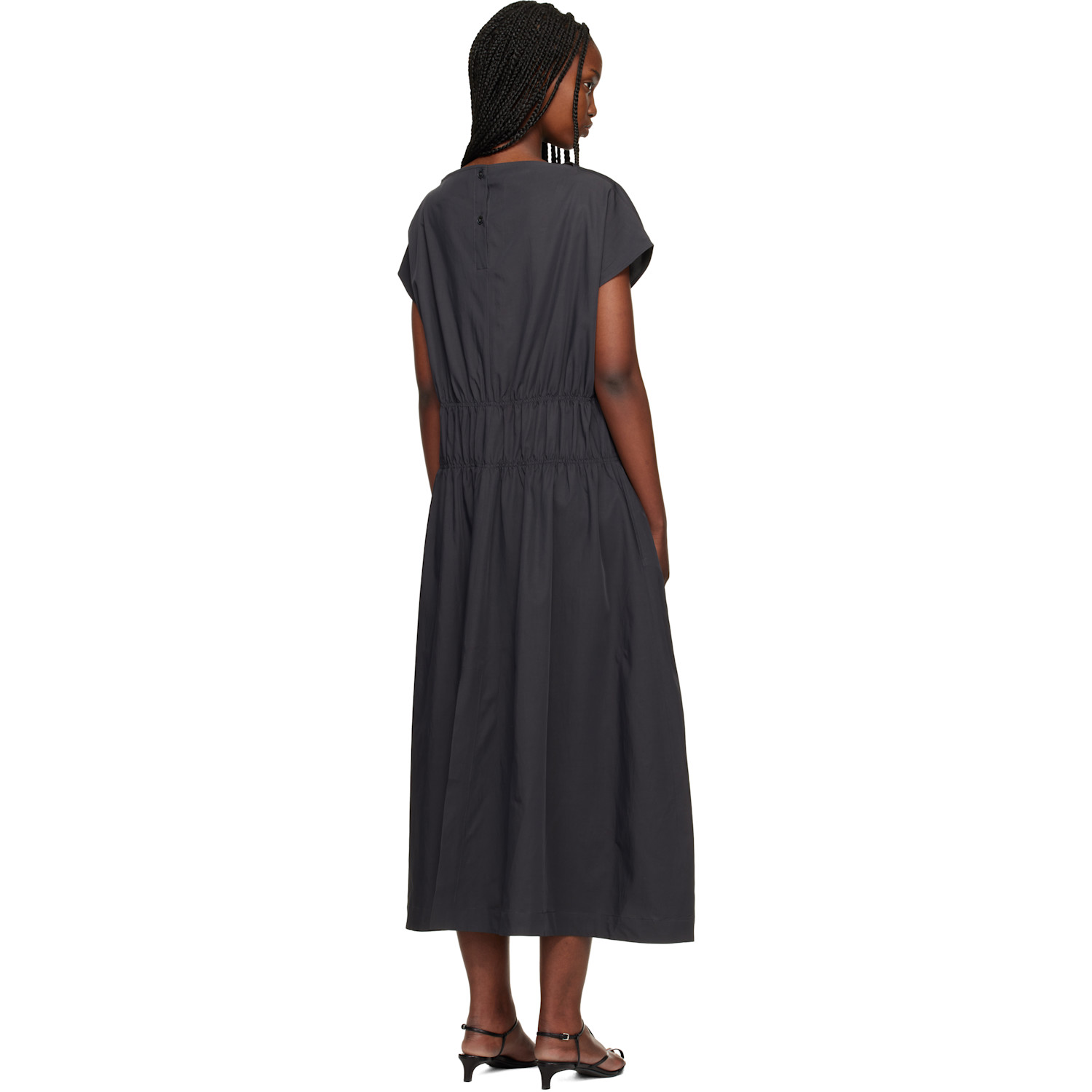  Studio Nicholson Gray Simos Midi Dress 