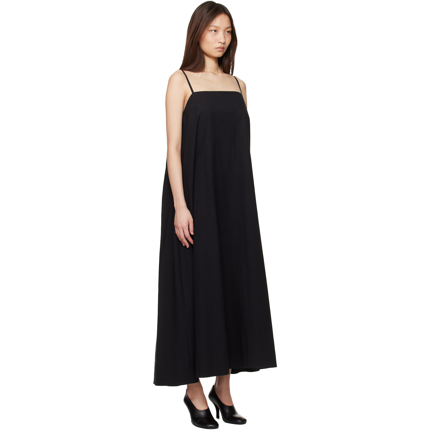  Studio Nicholson Black Achille Maxi Dress 