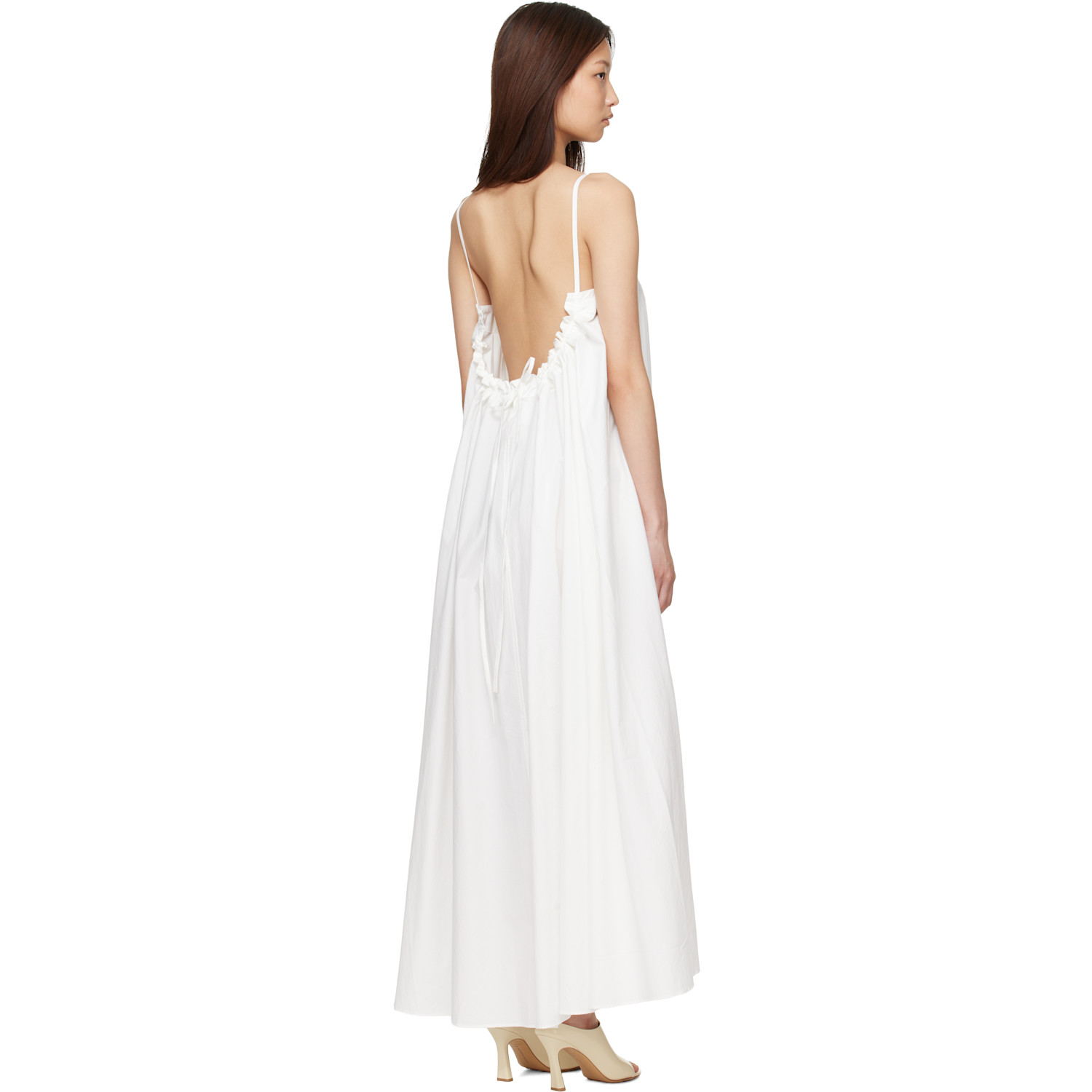  Studio Nicholson White Achille Maxi Dress 