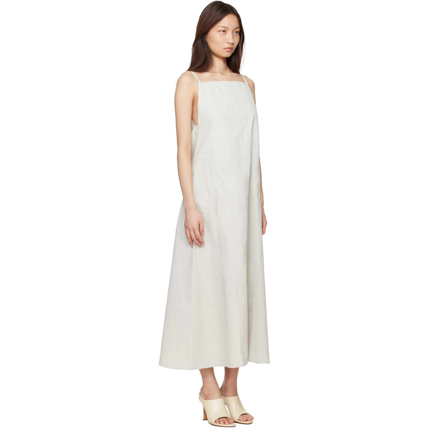  Studio Nicholson Beige Chrono Maxi Dress 