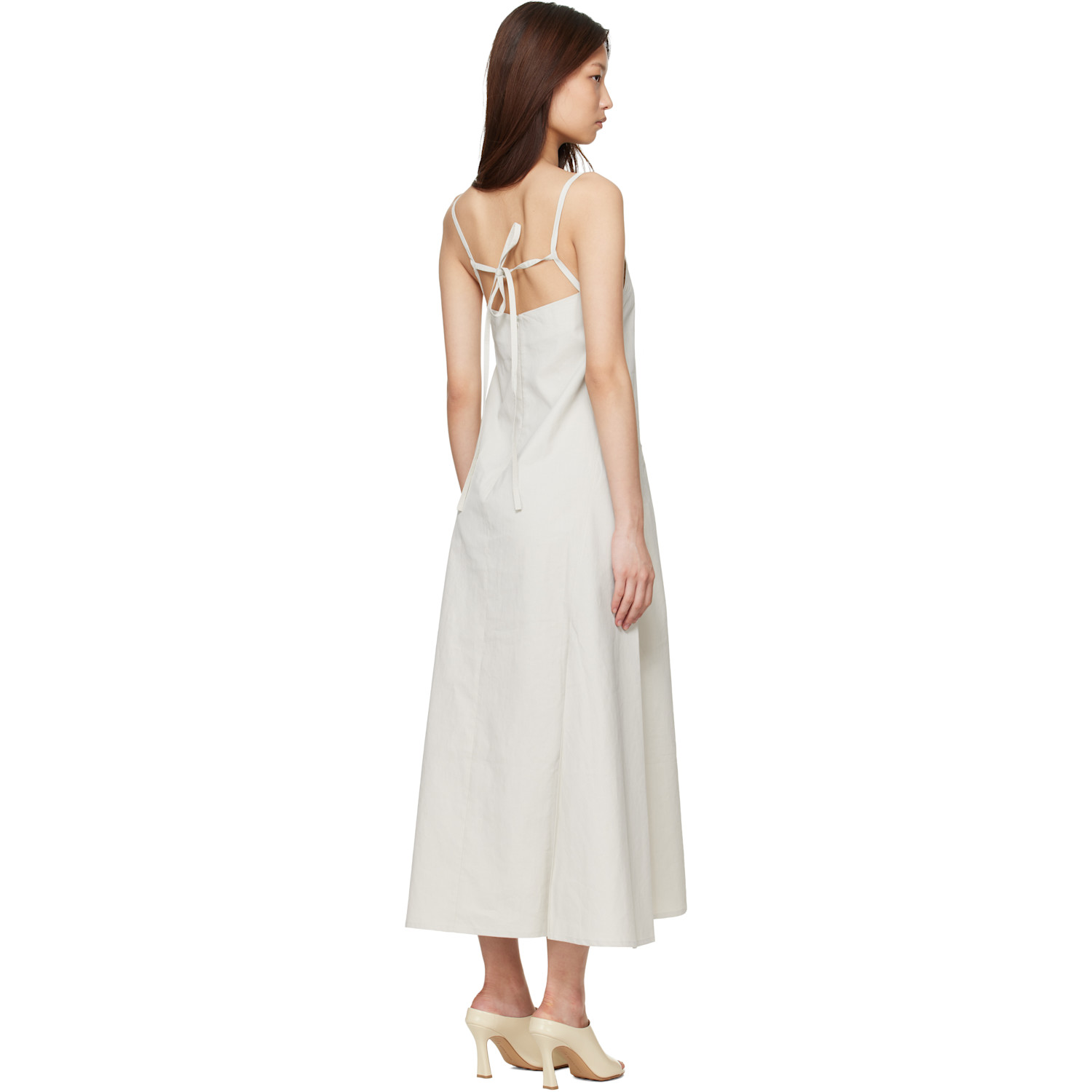  Studio Nicholson Beige Chrono Maxi Dress 
